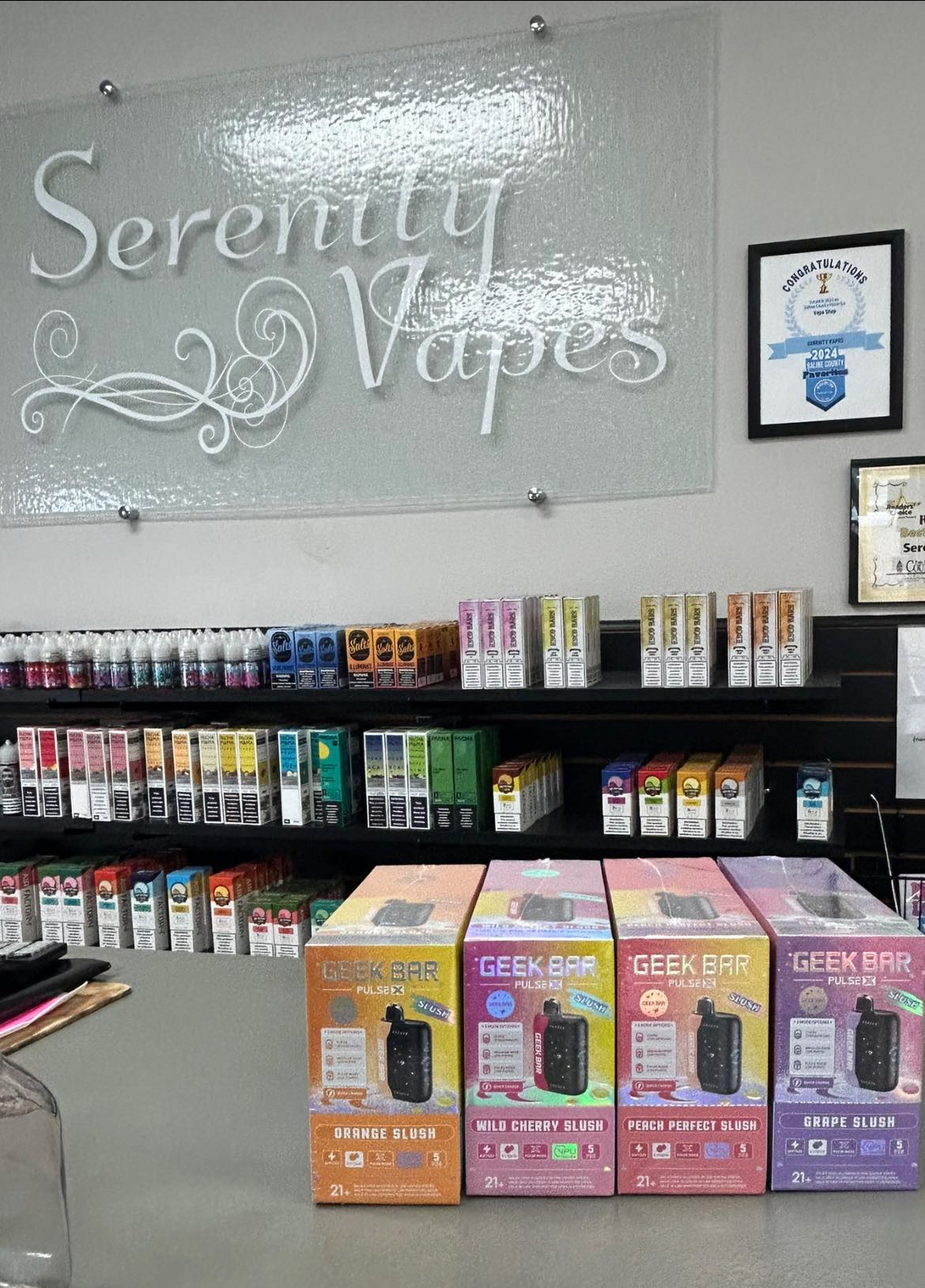 geek bar grape slush flavor 4 new flavors from Bar?? You know it!! This spring is all about slushes! 😍 you guys absolutely loved the grape, so why not try the cherry, peach, and orange?? Grab Replaceable Pod Vape Black Mintz Geek Bar Select Flavor ::Green Apple Blueberry