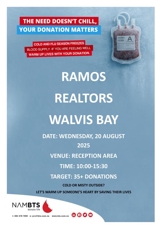 REMEMBER TO DONATE TODAY!! FREE... - Ramos Realtors Namibia | Facebook