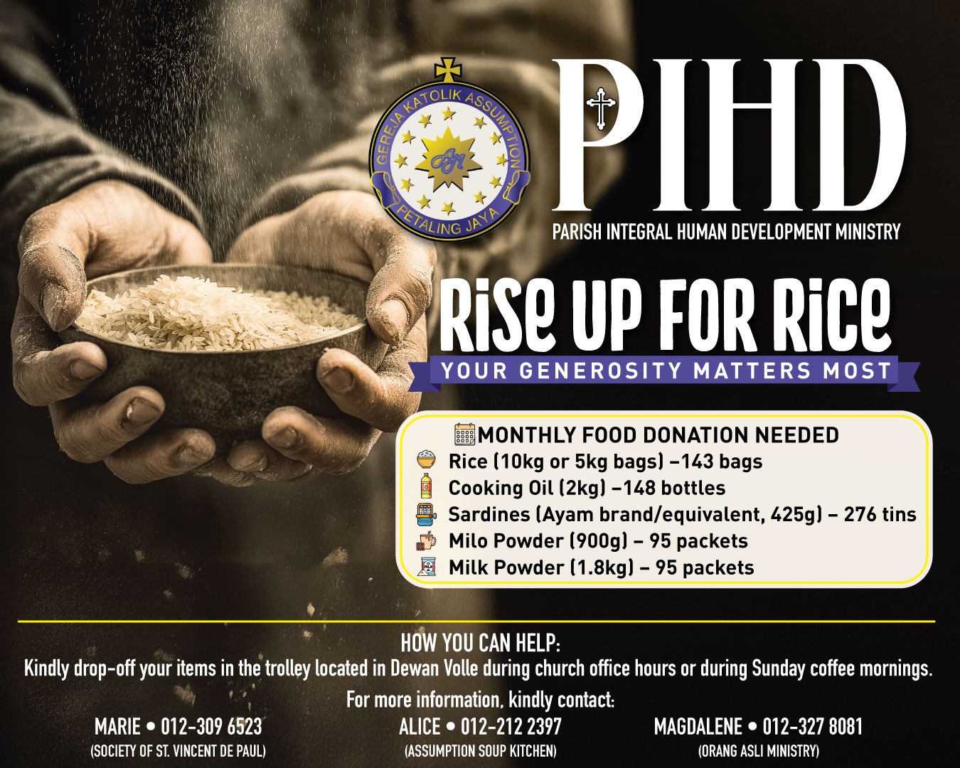 Church - PIHD's RISE UP FOR RICE! ⛪ We are pleased to announce that ...