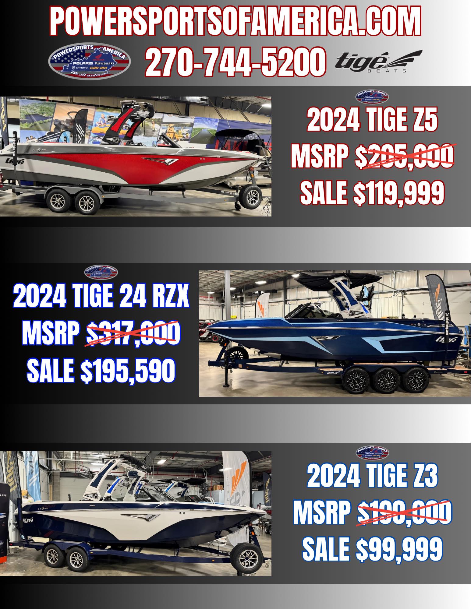 🏄‍♂️ Save over $100,000 on your next Tige Surf Boat at