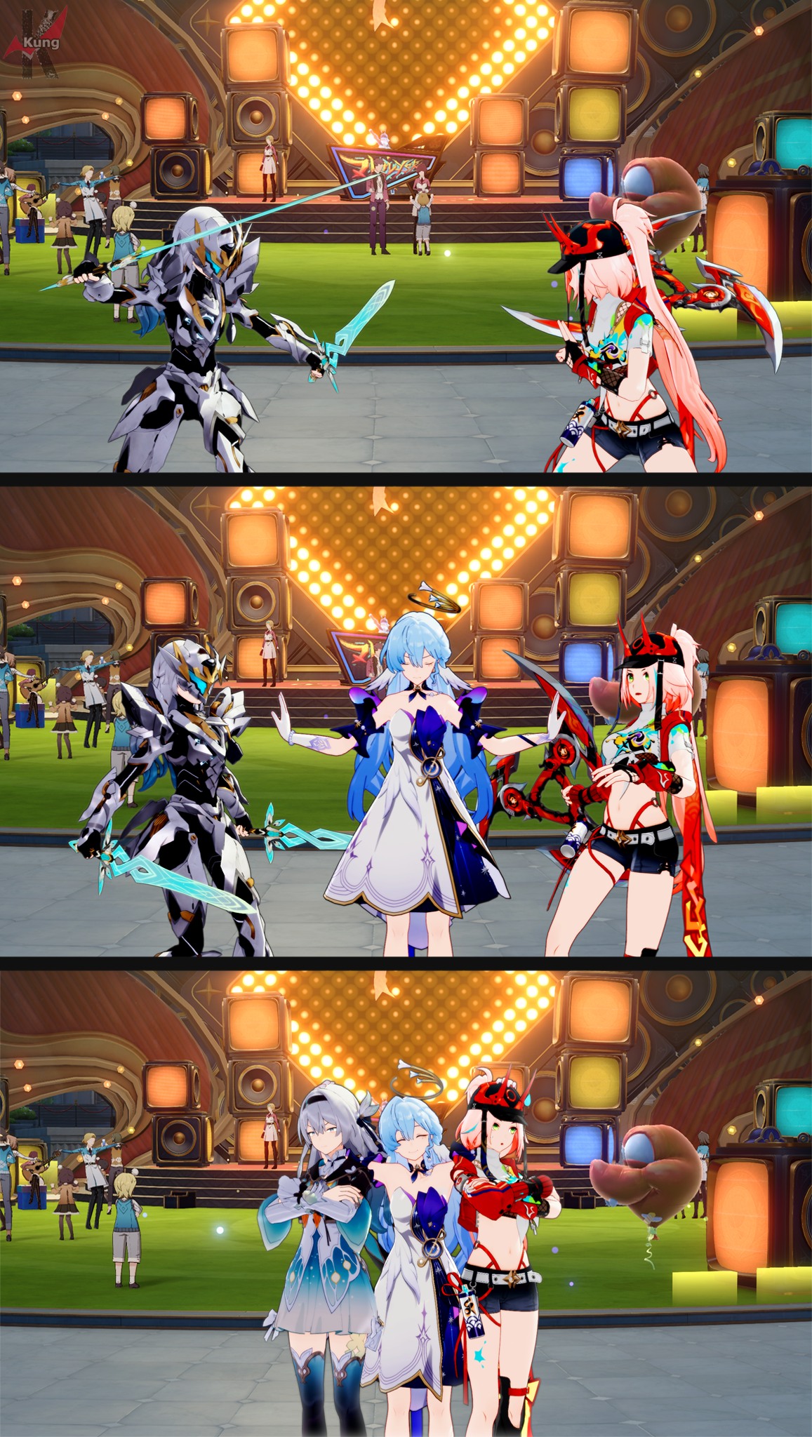 K-Kung - คนกลางสงบศึก #Kคุง . . . . #HonkaiStarRail #Rappa #Firefly # ...