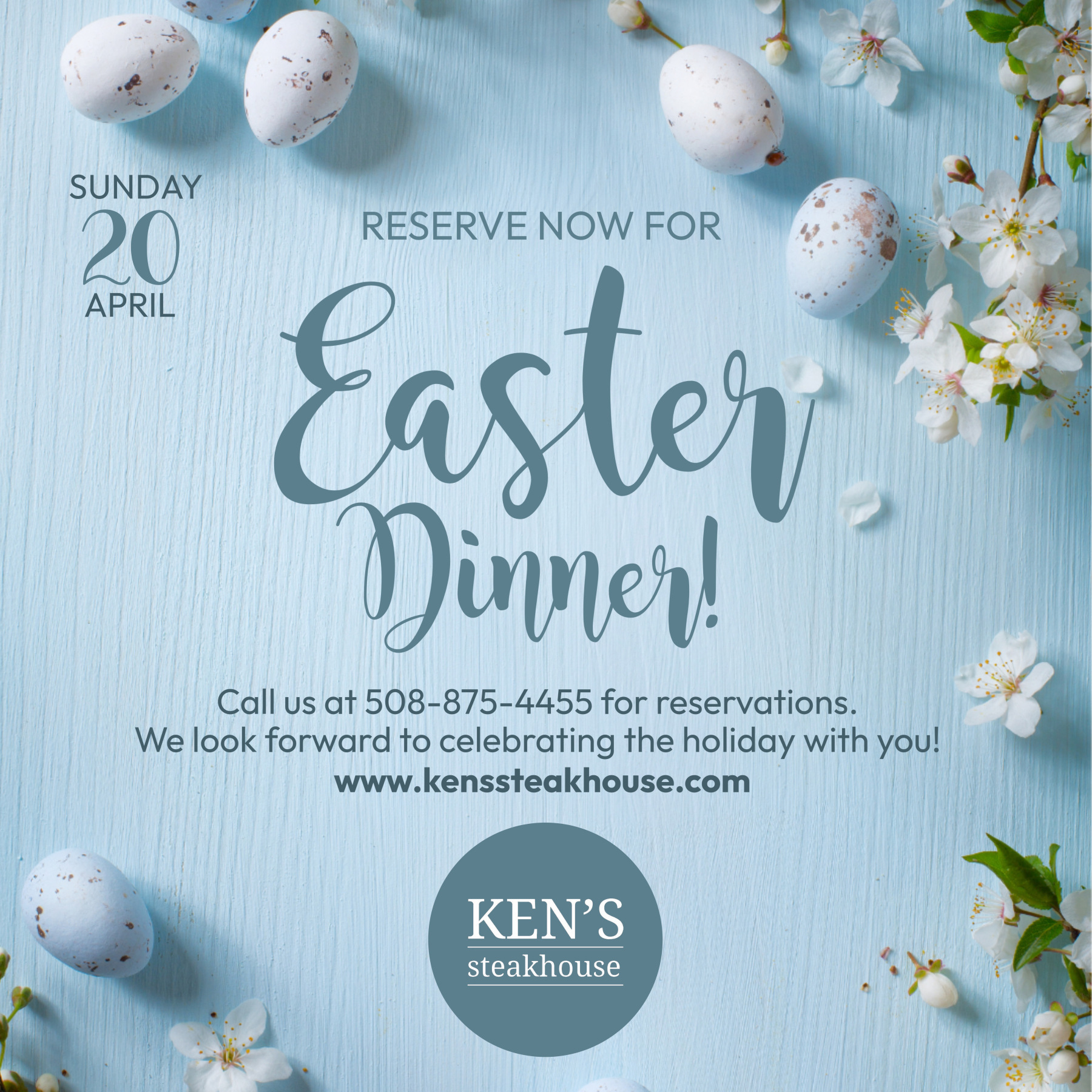 Ken's Steakhouse - Easter is just around the corner and we're thrilled ...