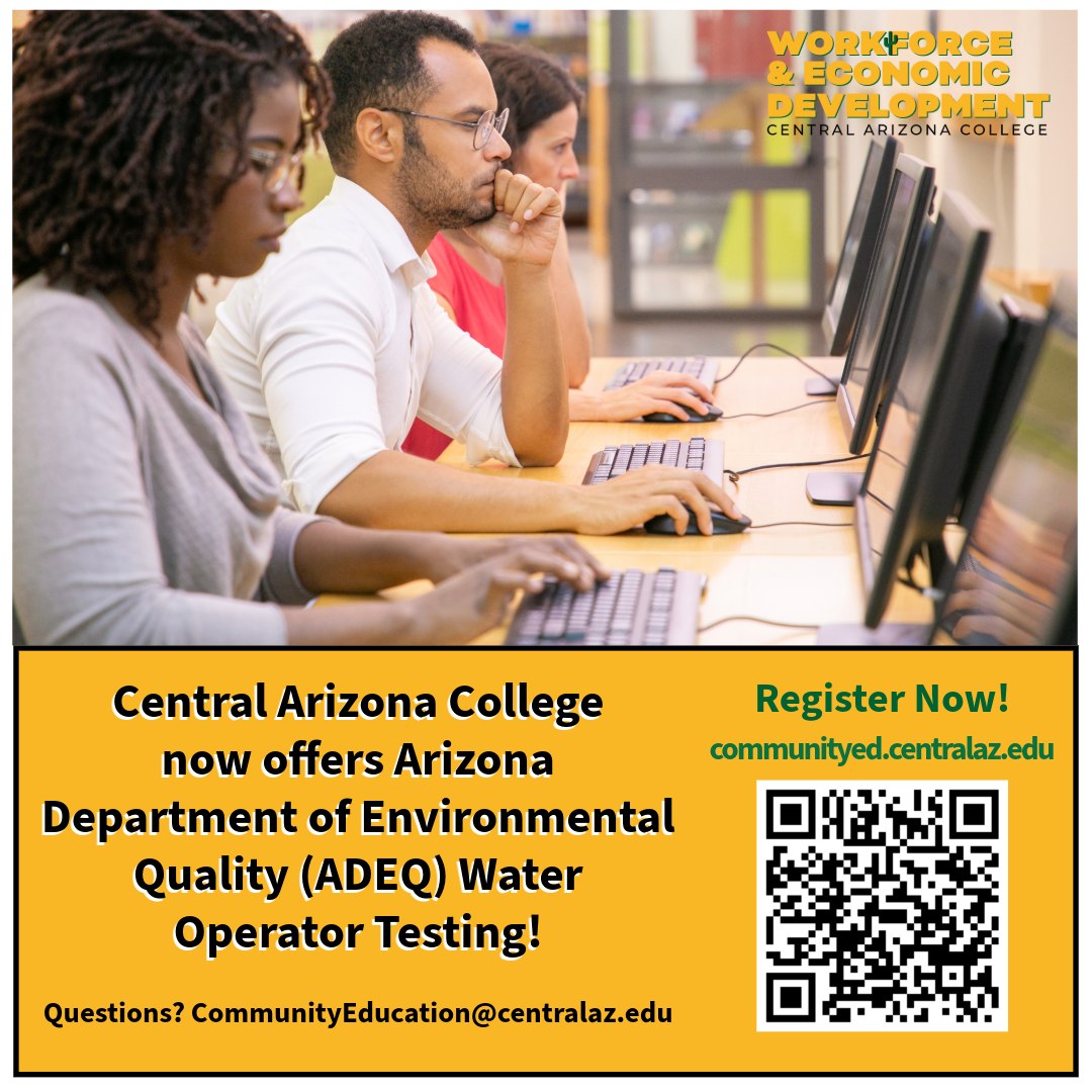 💧💧💧NEW... - Central Arizona College-Community Education | Facebook