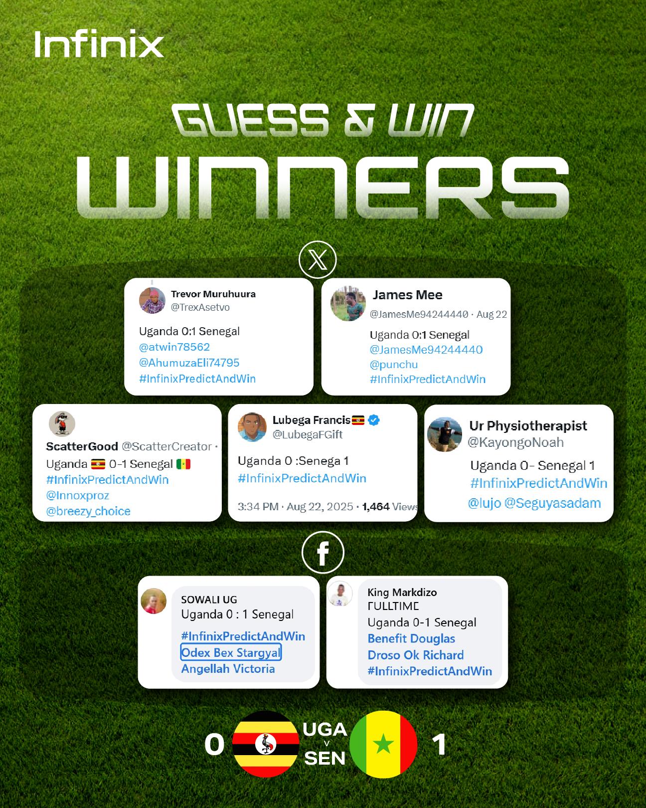 Infinix - Big cheers to our champions! Congratulations to all the ...