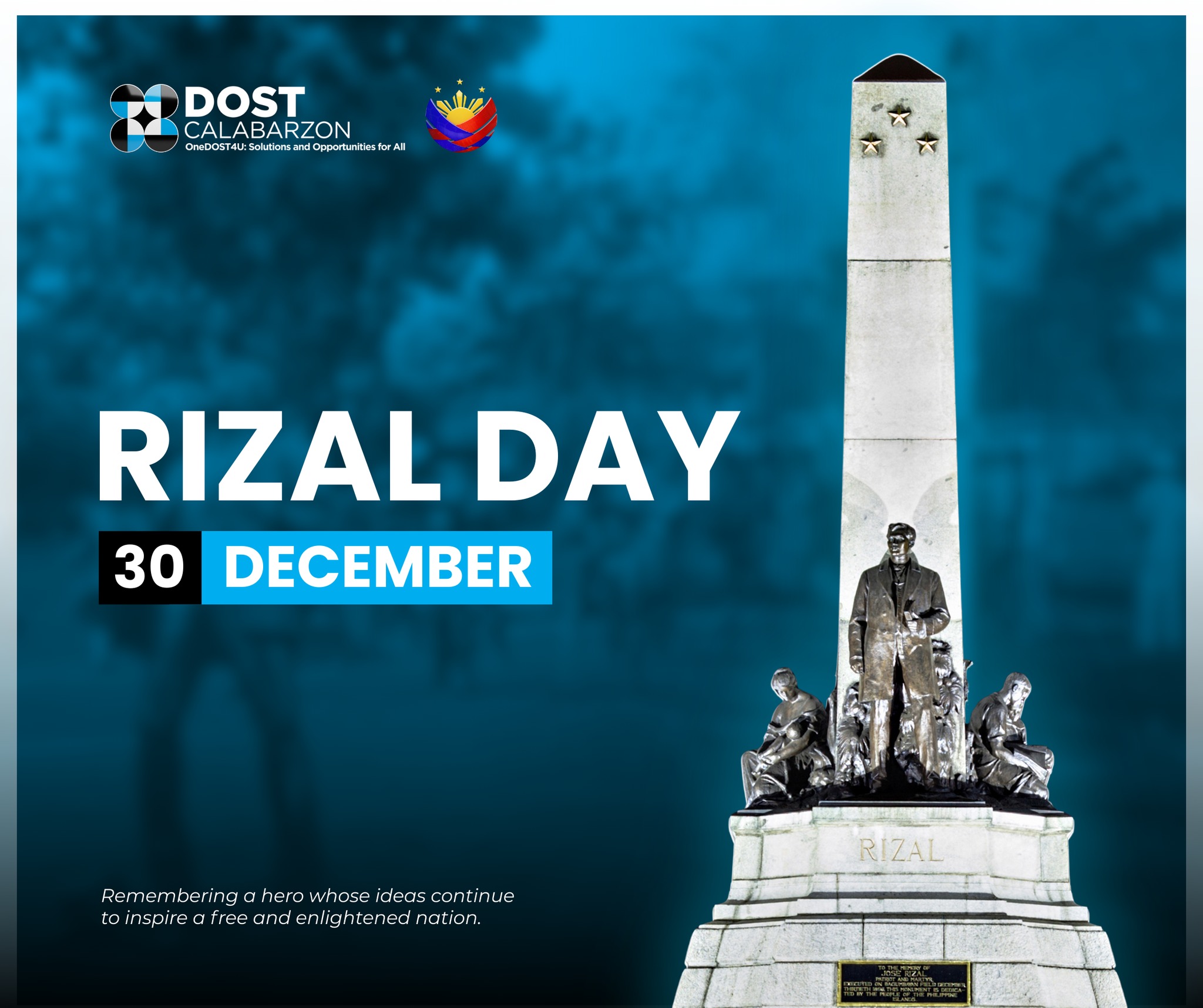 DOST CALABARZON - This Rizal Day, we remember and honor... | Facebook