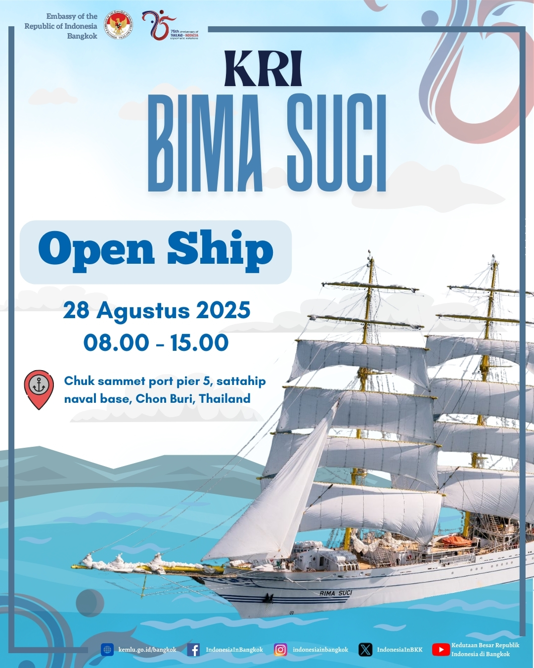 🇮🇩 Undangan Open Ship KRI... - Indonesian Embassy in Bangkok | Facebook