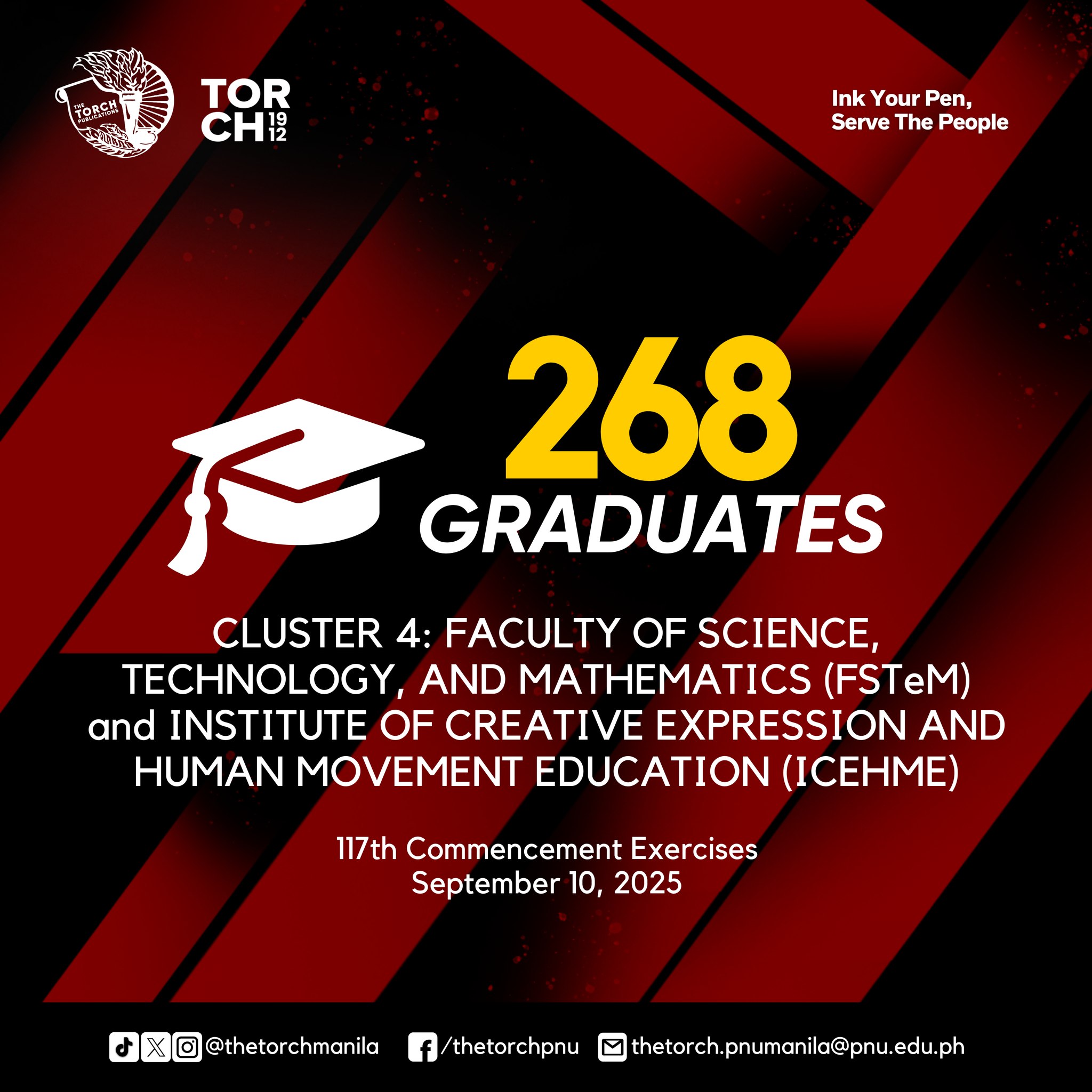 The Torch - BY THE NUMBERS: A total of 268 undergraduate students will ...