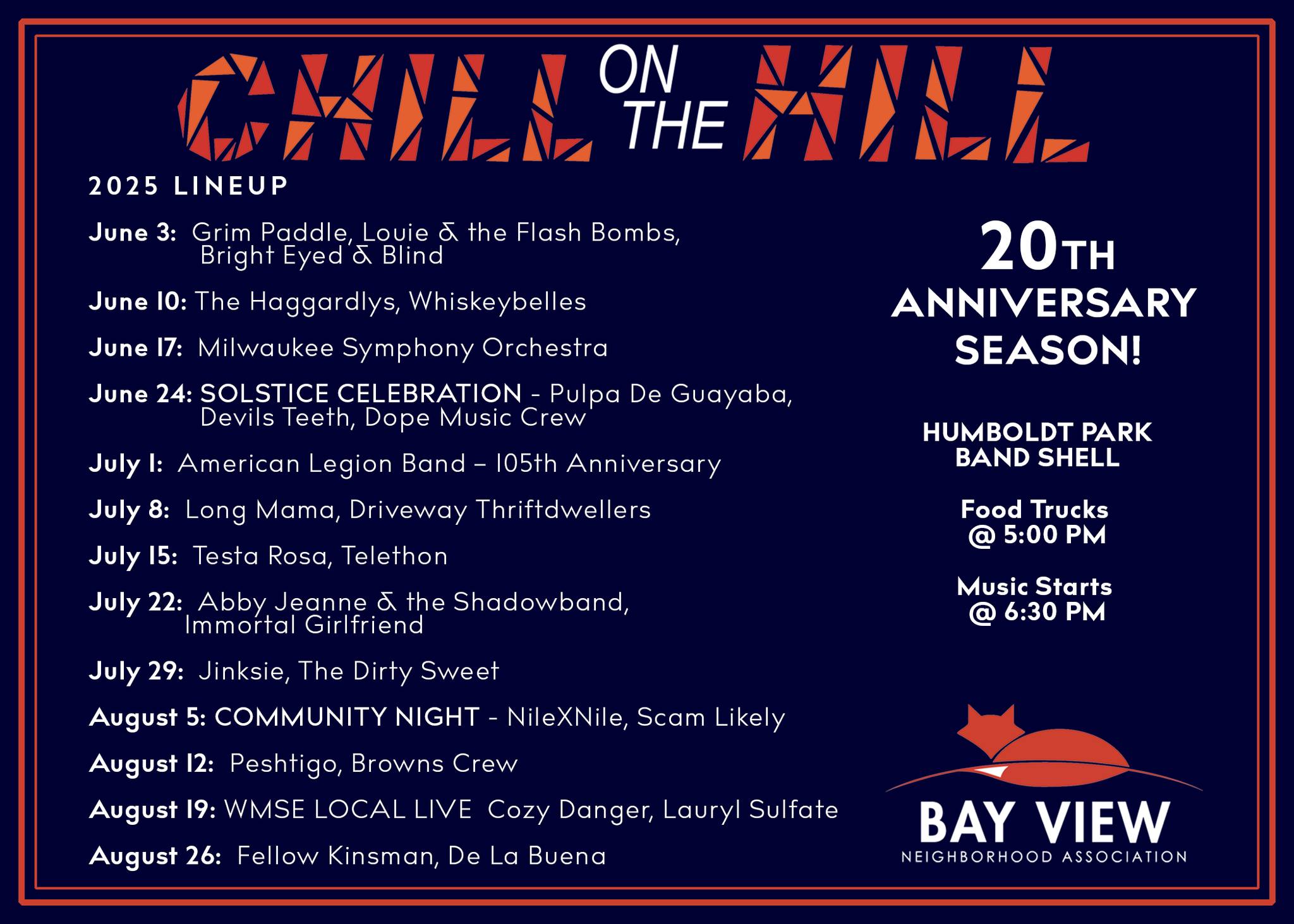 Chill - 2025 #Chill - A celebration of 20 seasons! We have an amazing ...