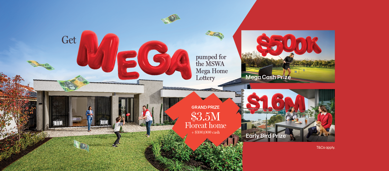 MSWA Mega Home Lottery | Perth WA