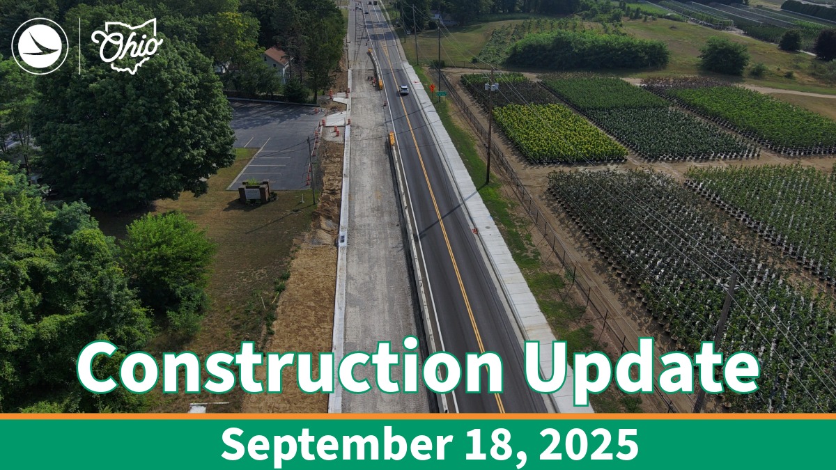 Ohio - ODOT D12 Construction Update for Sept 18 I-271 northbound exit ...