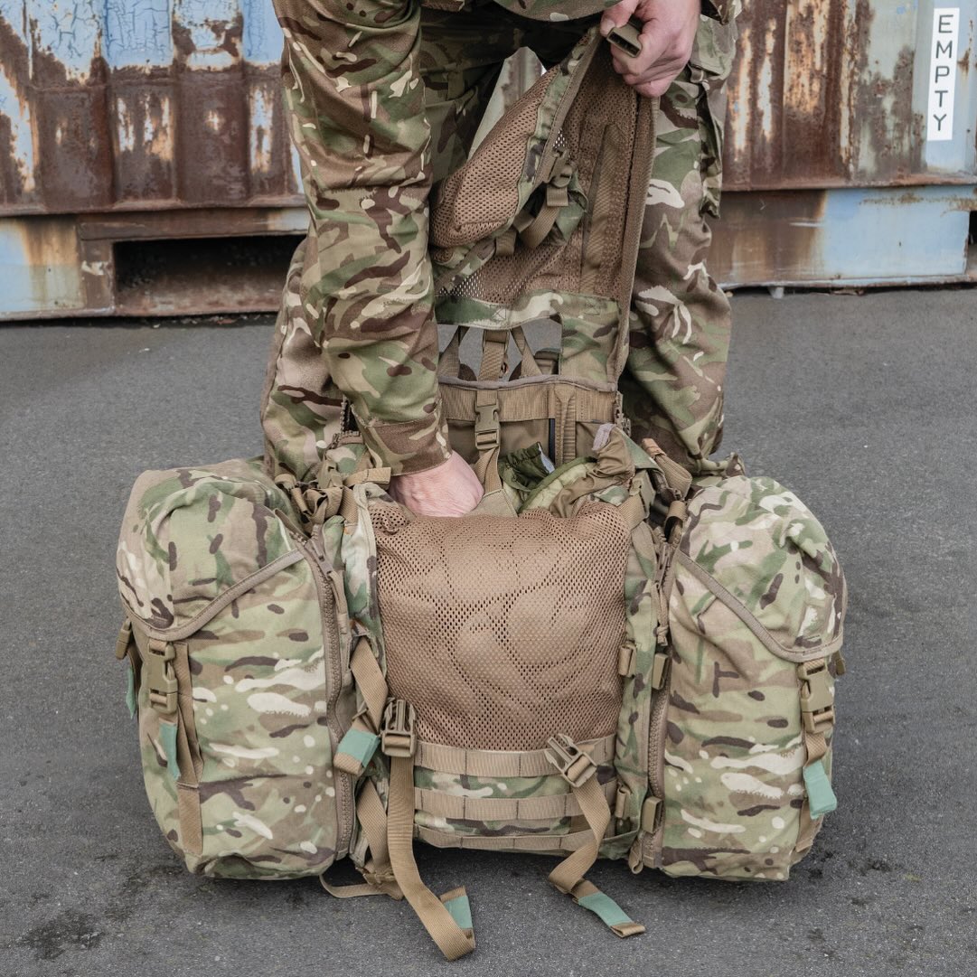 British Army ECM Lightweight Bergen, Karrimor SF build. 45 litres