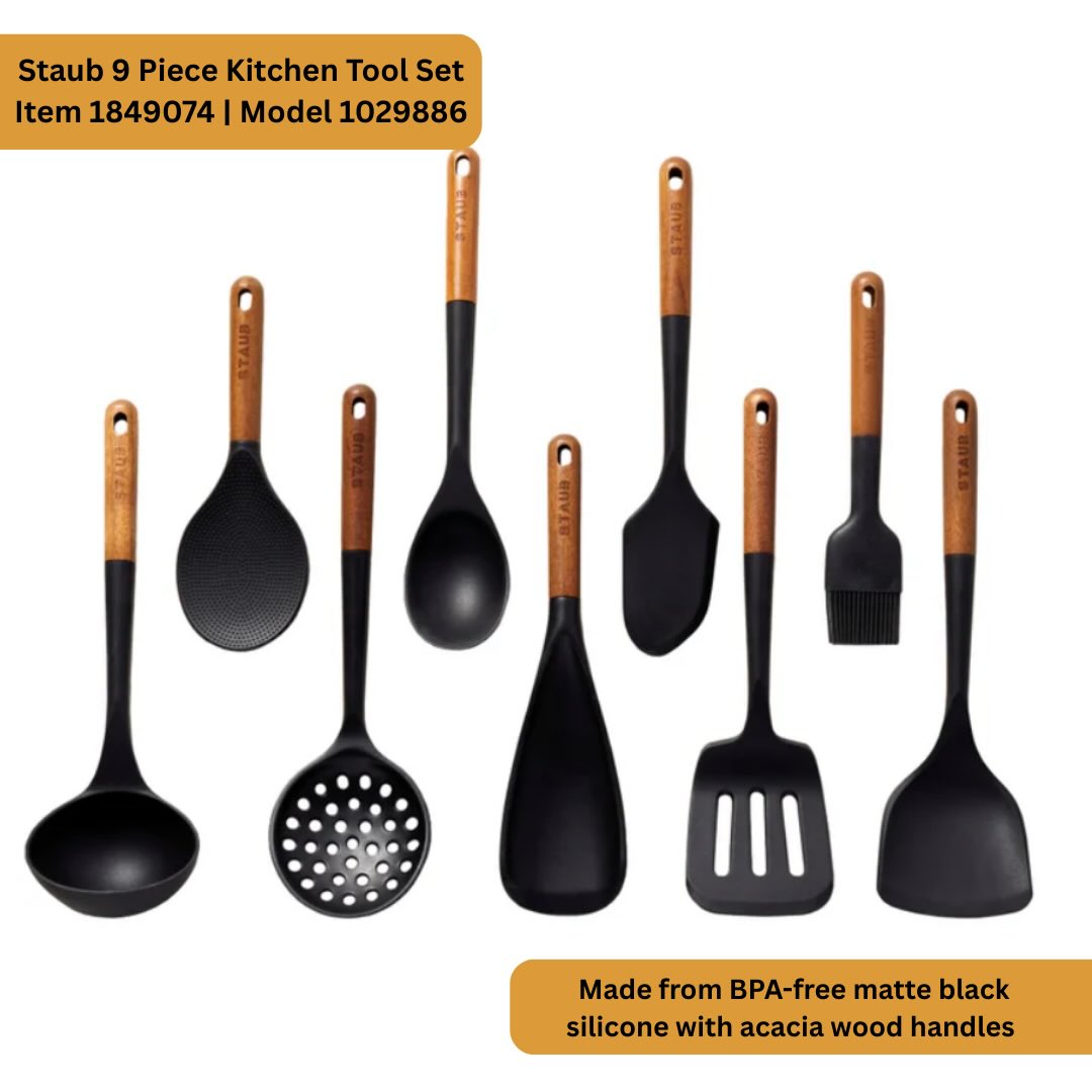 STAUB キッチンツールセット 7点 ✨ The Staub 9-Piece Kitchen Tool Set is online-only at Costco.com