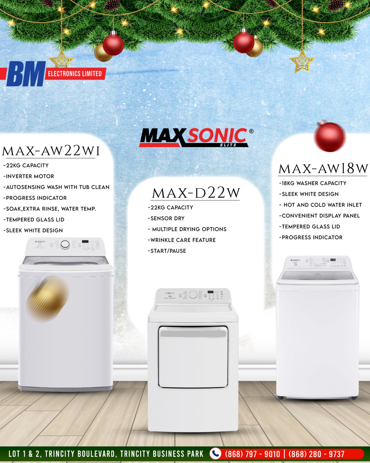 BM - Making spirits bright🎶🎵...and fabrics brighter!😁 Our Maxsonic ...