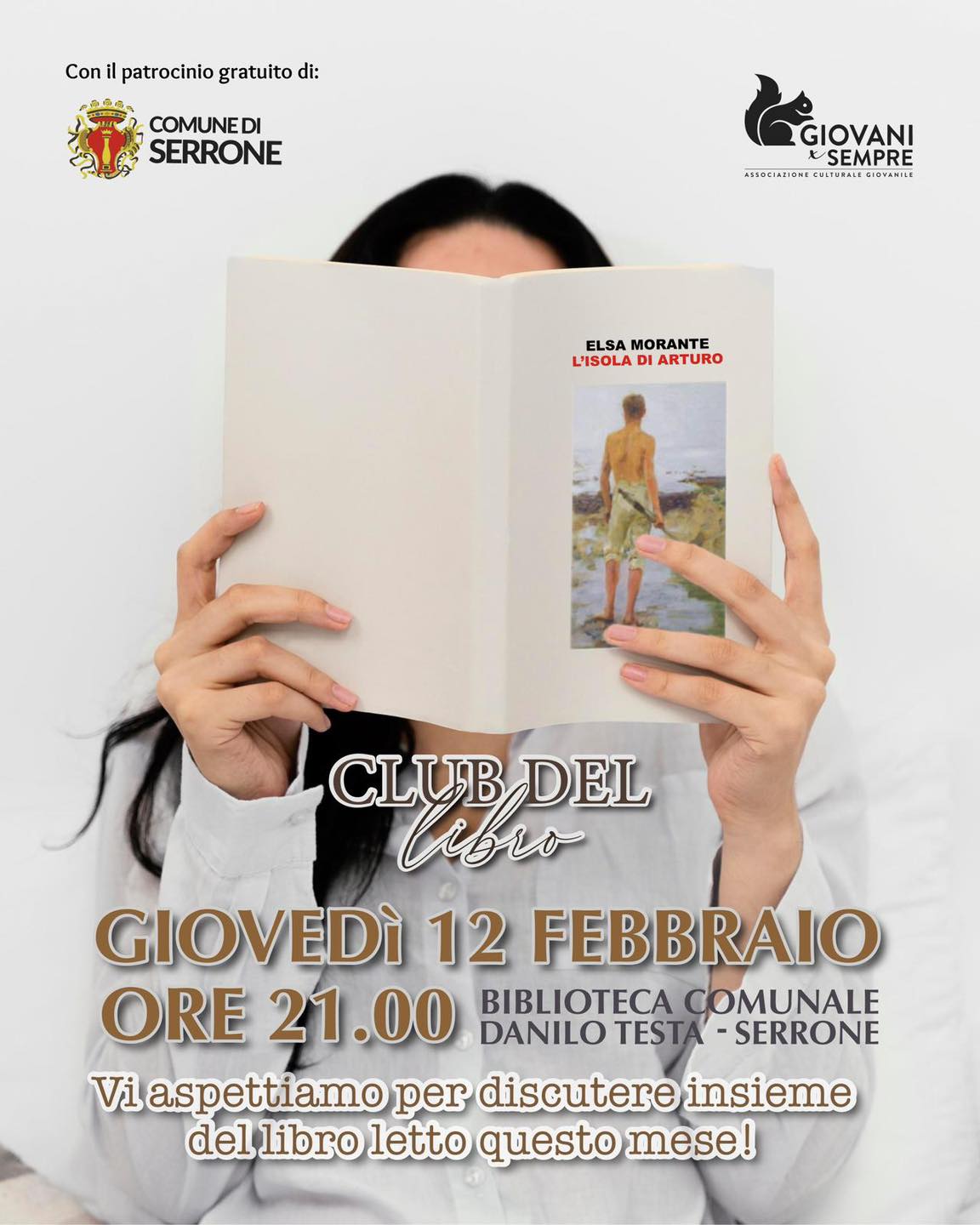 Comune Serrone - 𝐂𝐋𝐔𝐁 𝐃𝐄𝐋 𝐋𝐈𝐁𝐑𝐎 Questo mese parliamo de... | Facebook