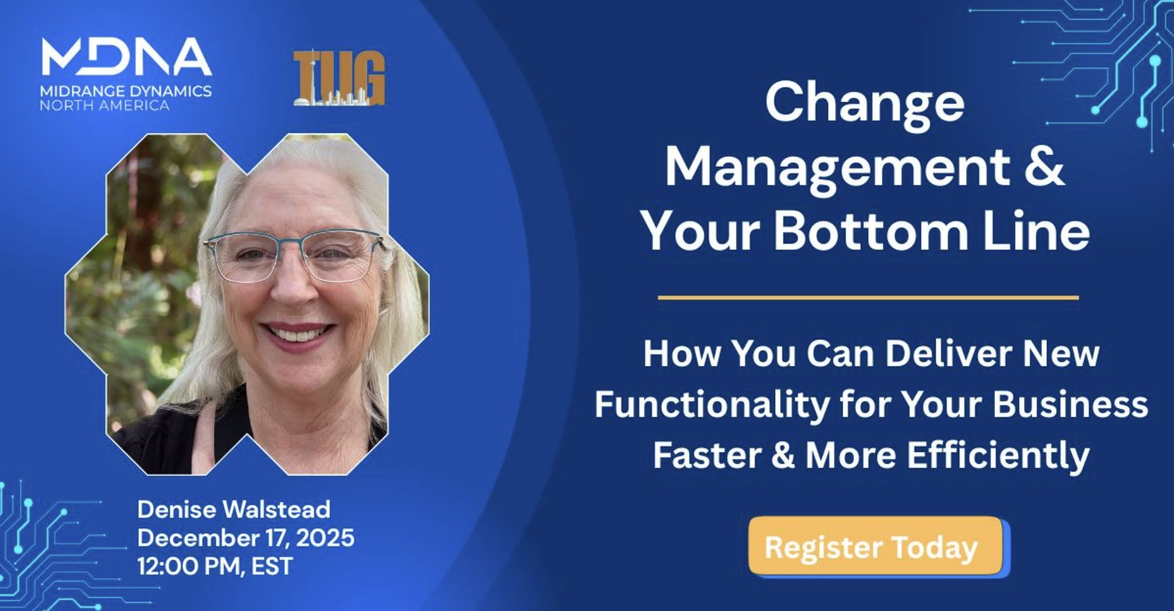 Midrange - Join Denise Walstead and TUG for a great session - Change ...