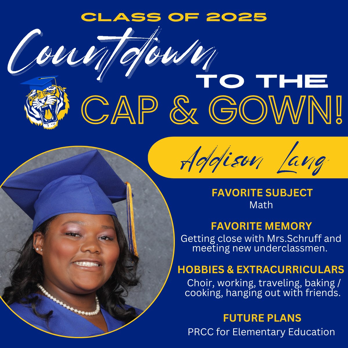 Bay - 💙🎓💛 𝑻𝒉𝒆 𝑪𝒂𝒑 & 𝑮𝒐𝒘𝒏 𝑪𝒐𝒖𝒏𝒕𝒅𝒐𝒘𝒏! 💙🎓💛 Let’s give a big shoutout to ...