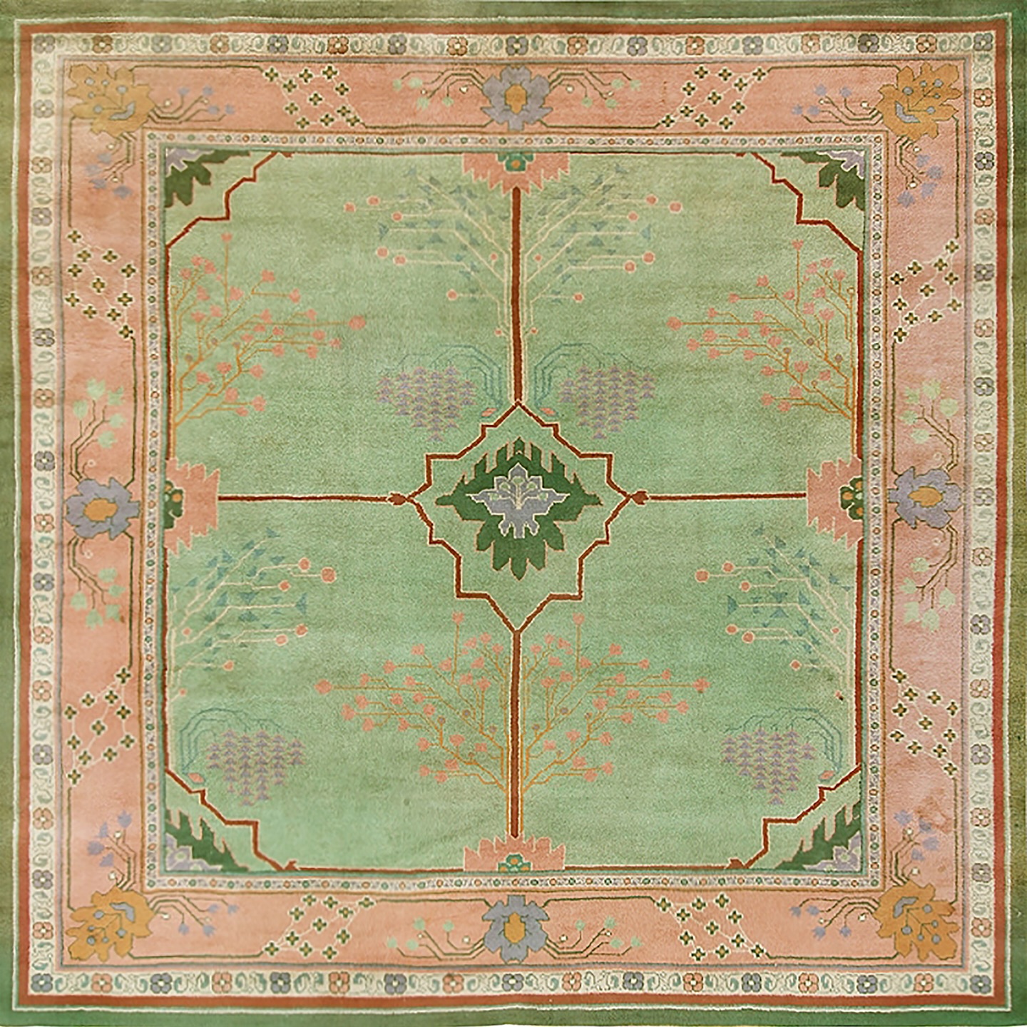 Mansour - This antique Donegal rug is handwoven in Ireland in the late ...