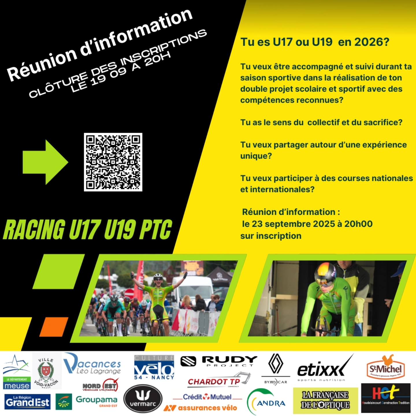 Phenix - Réunion d'information saison 2026 💛💚🔥 ️ Sur inscription ...