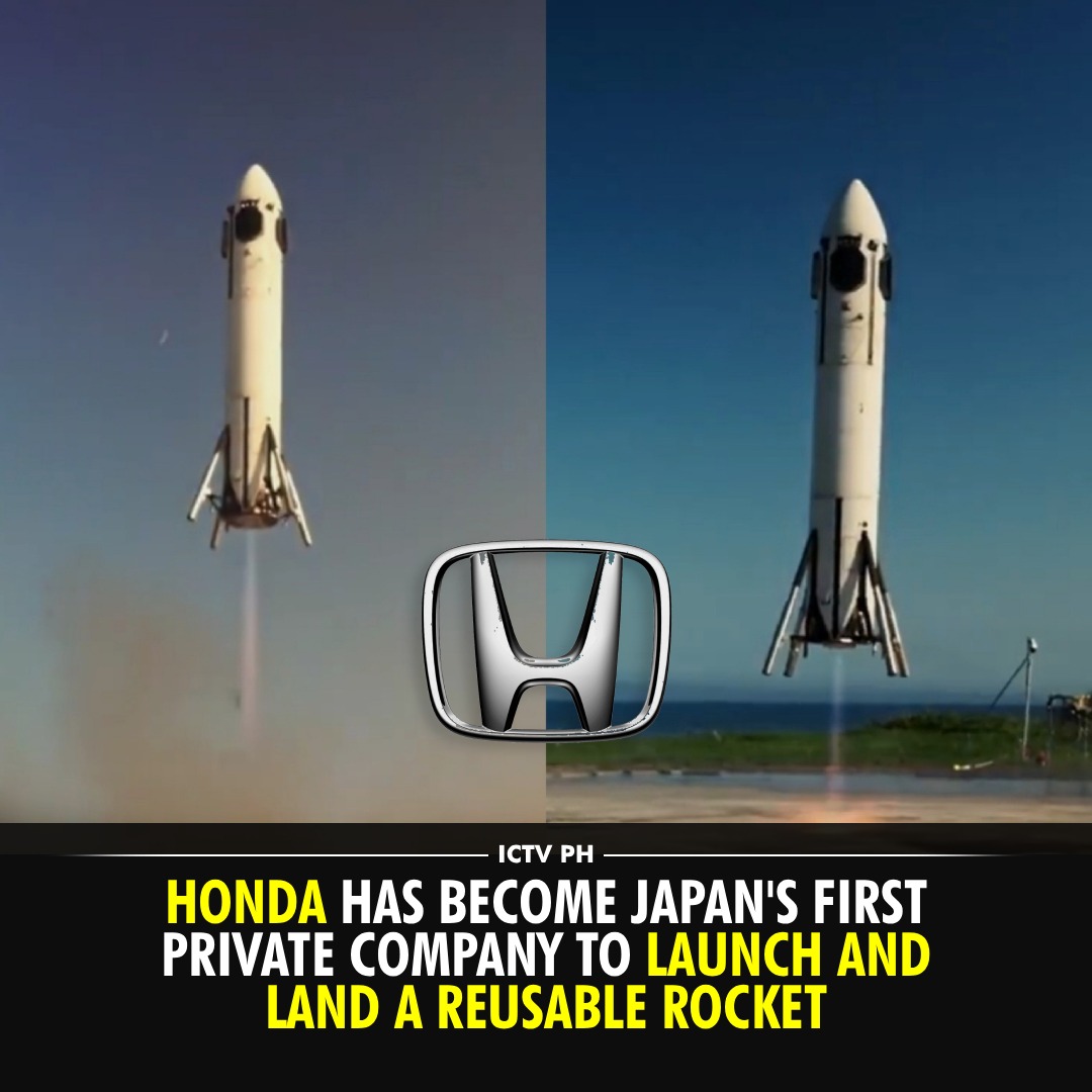 ICTV PH - Honda has entered the space race with a historic... | Facebook