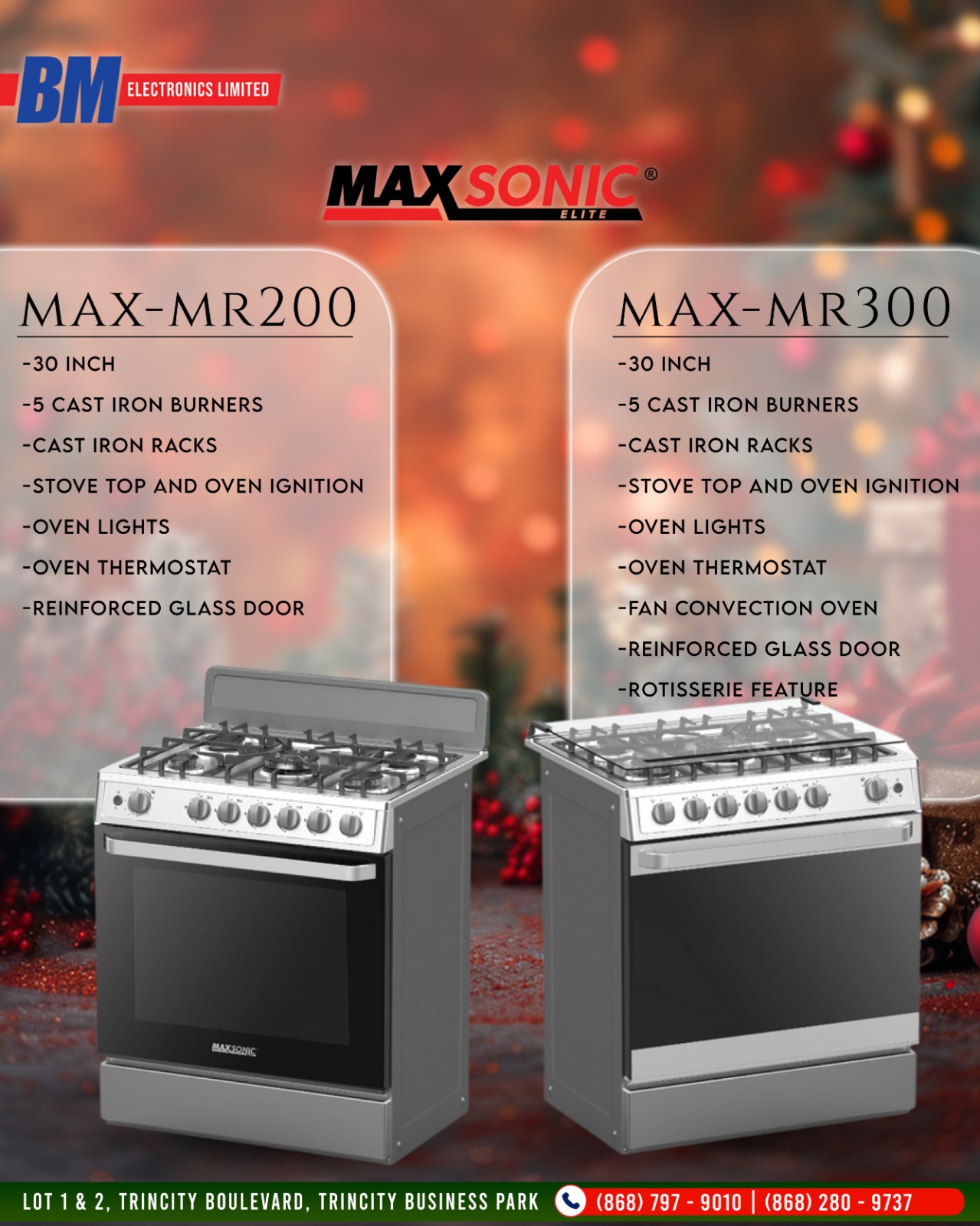 BM - Heating up the holiday magic, one meal at a time.🔥Our Maxsonic ...