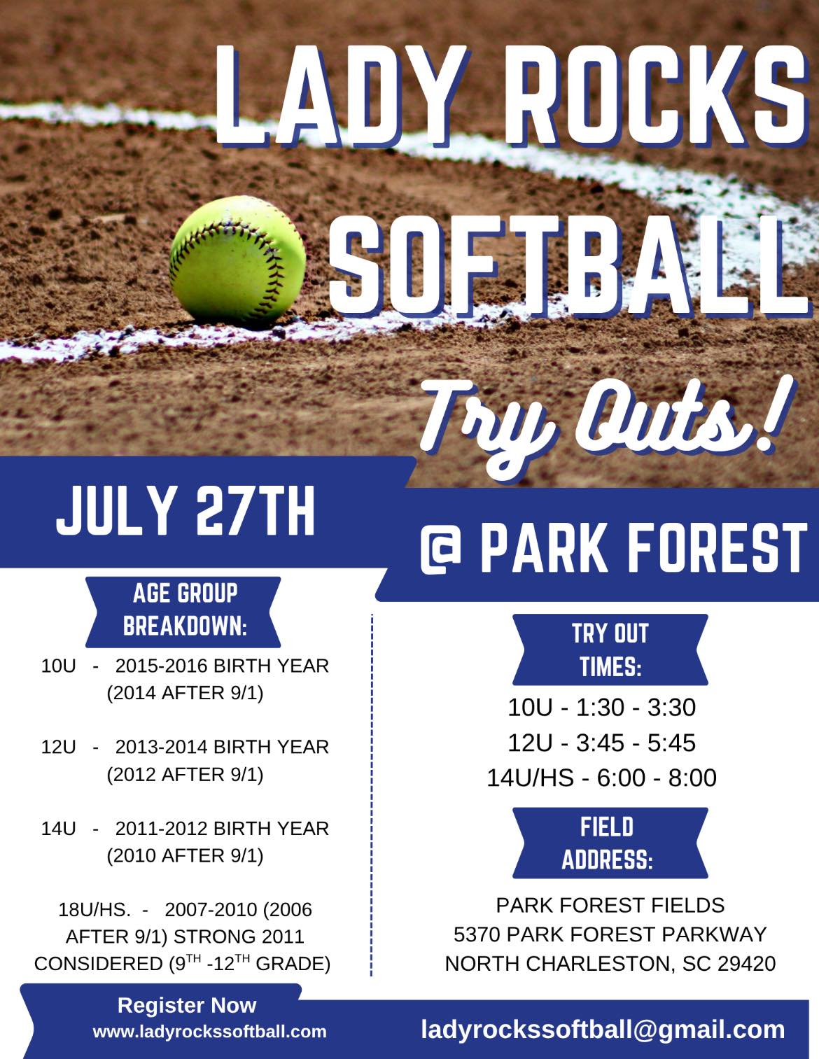 Lady Rocks Softball