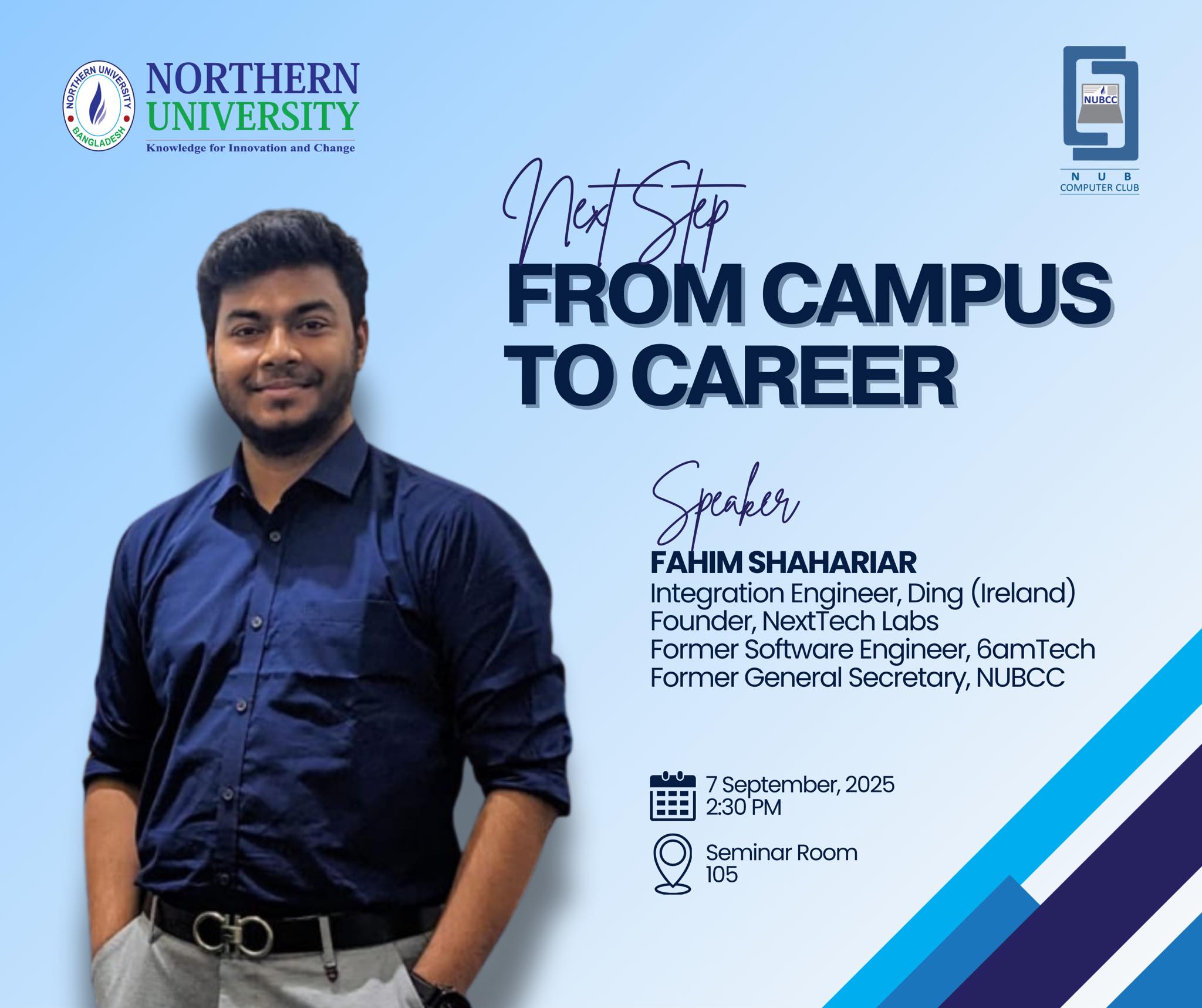🚀 Take the leap from campus to... - NUB Computer Club - NUBCC | Facebook