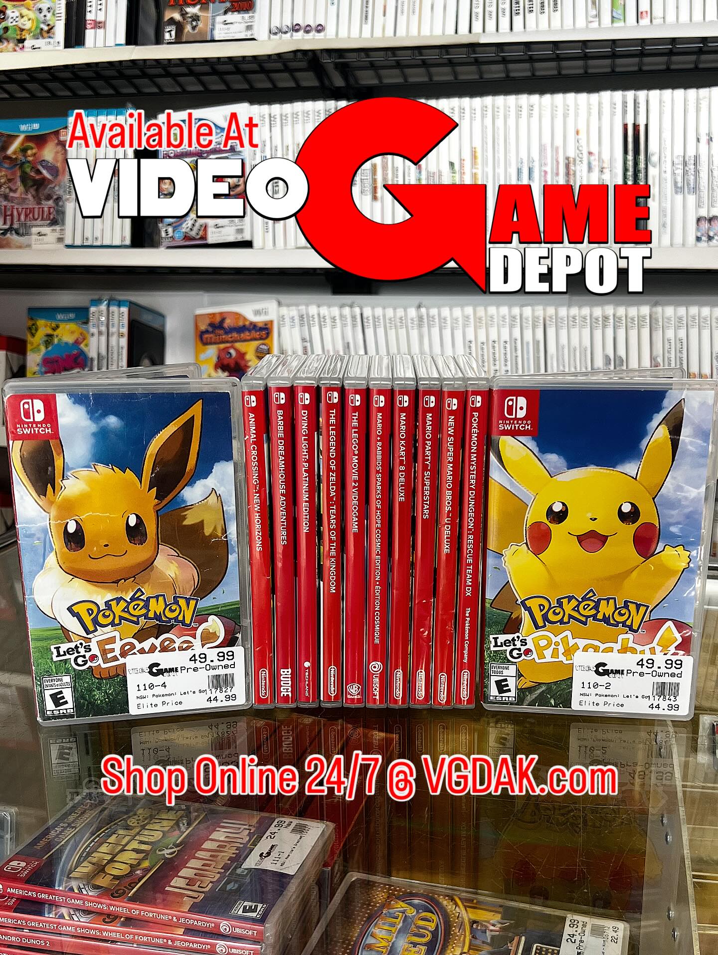 We got more Nintendo Switch games available, LET'S GO! 👾 Shop