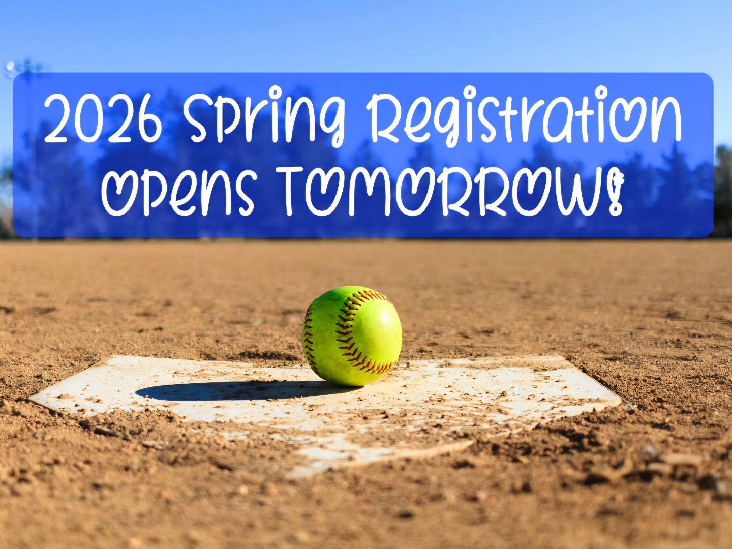 Ramona - 📣 Get Ready! Registration Opens TOMORROW! 🥎 Our 2026 Spring ...