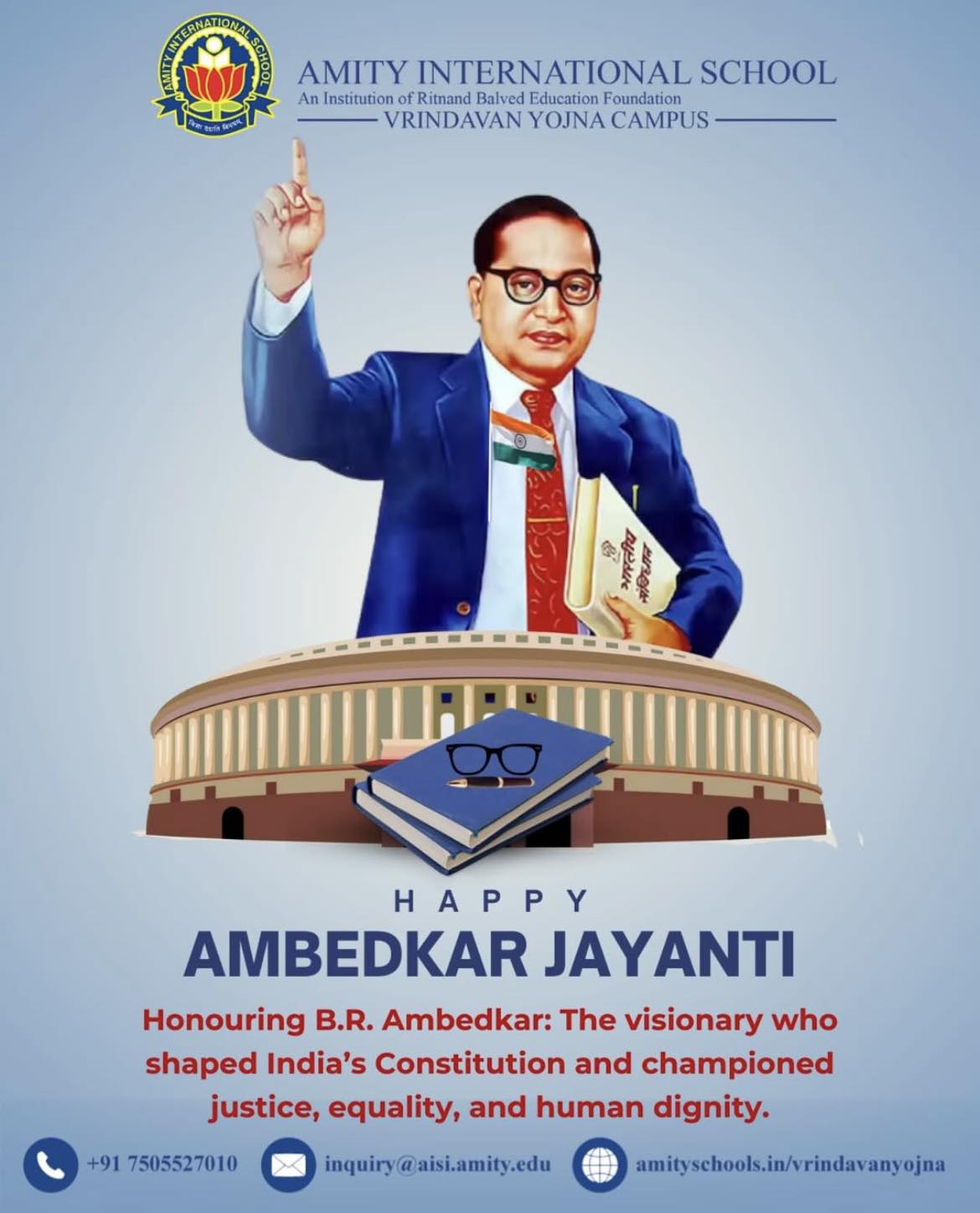 Amity International School Vrindavan Yojna - Honoring the architect of ...