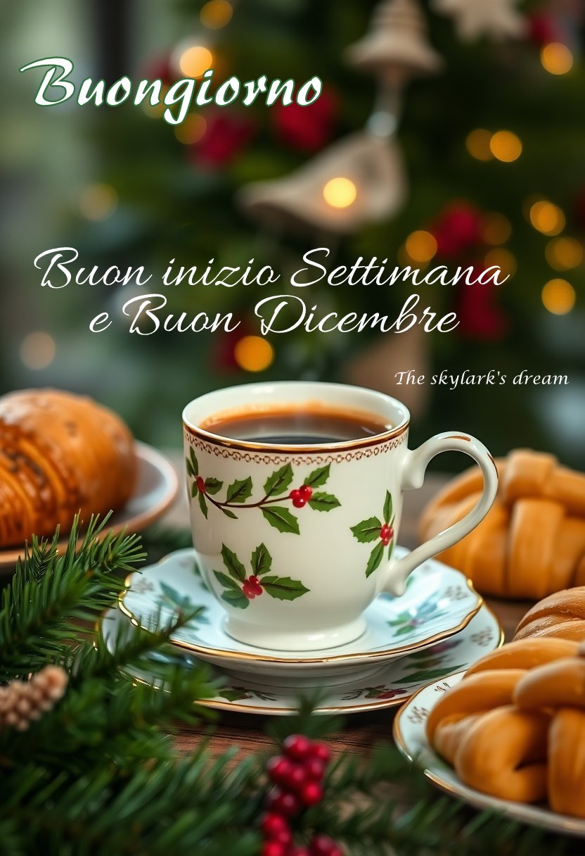The skylark's - Buongiorno Buon inizio settimana Primo Dicembre Buon ...