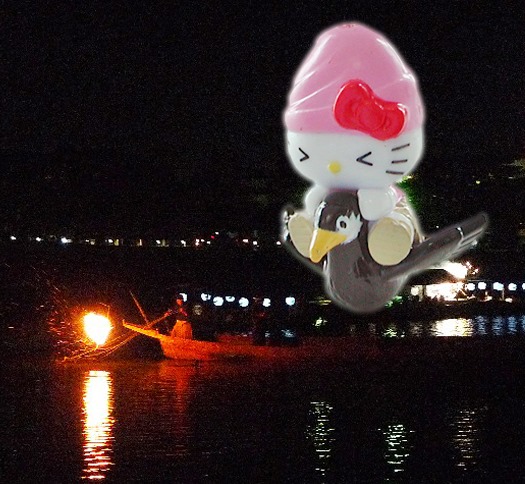 ご当地キティ(Gotochi - 5月11日は『鵜飼開き』でした♪ 岐阜県長良川