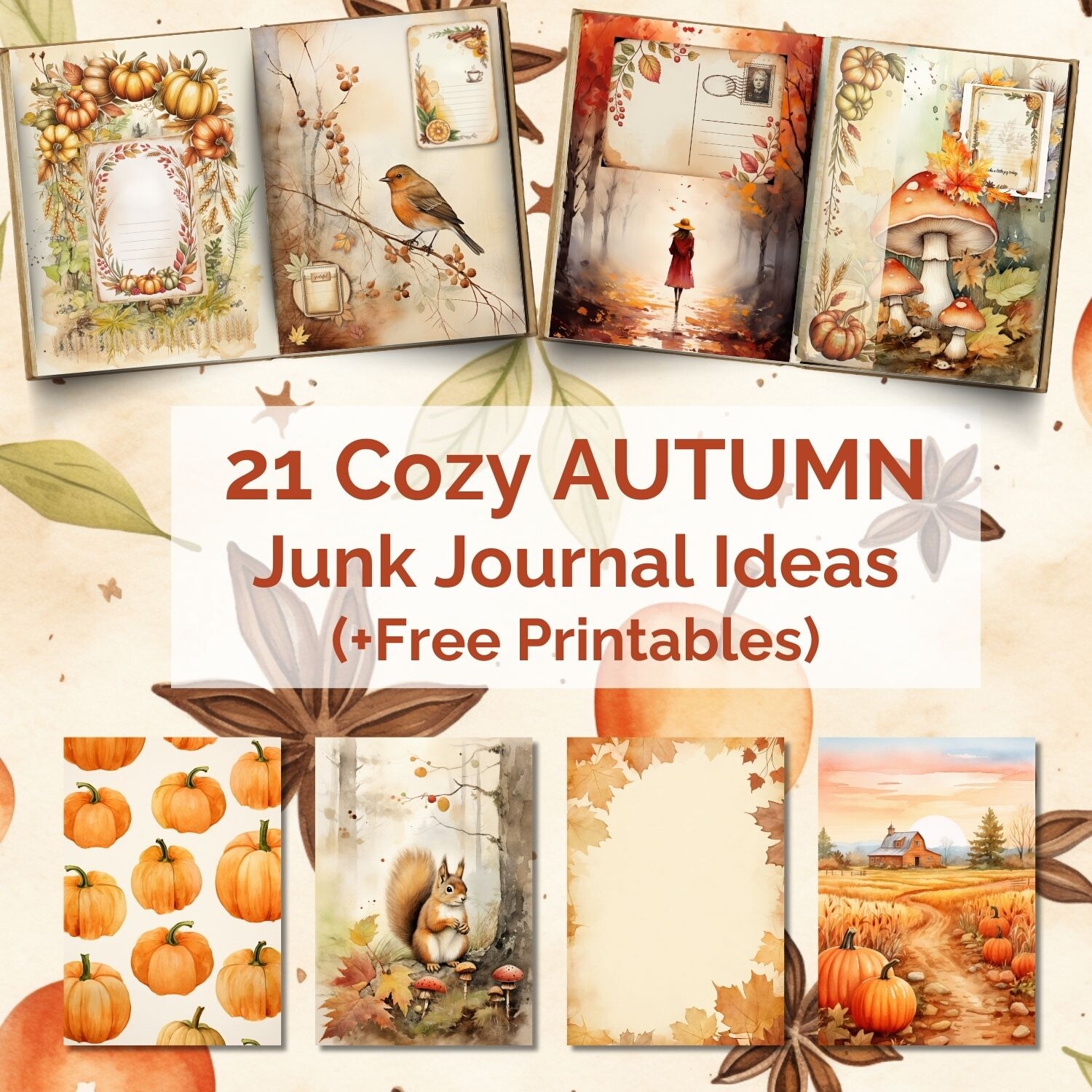 ?✨ Cozy autumn vibes are here! If you love junk journaling, I