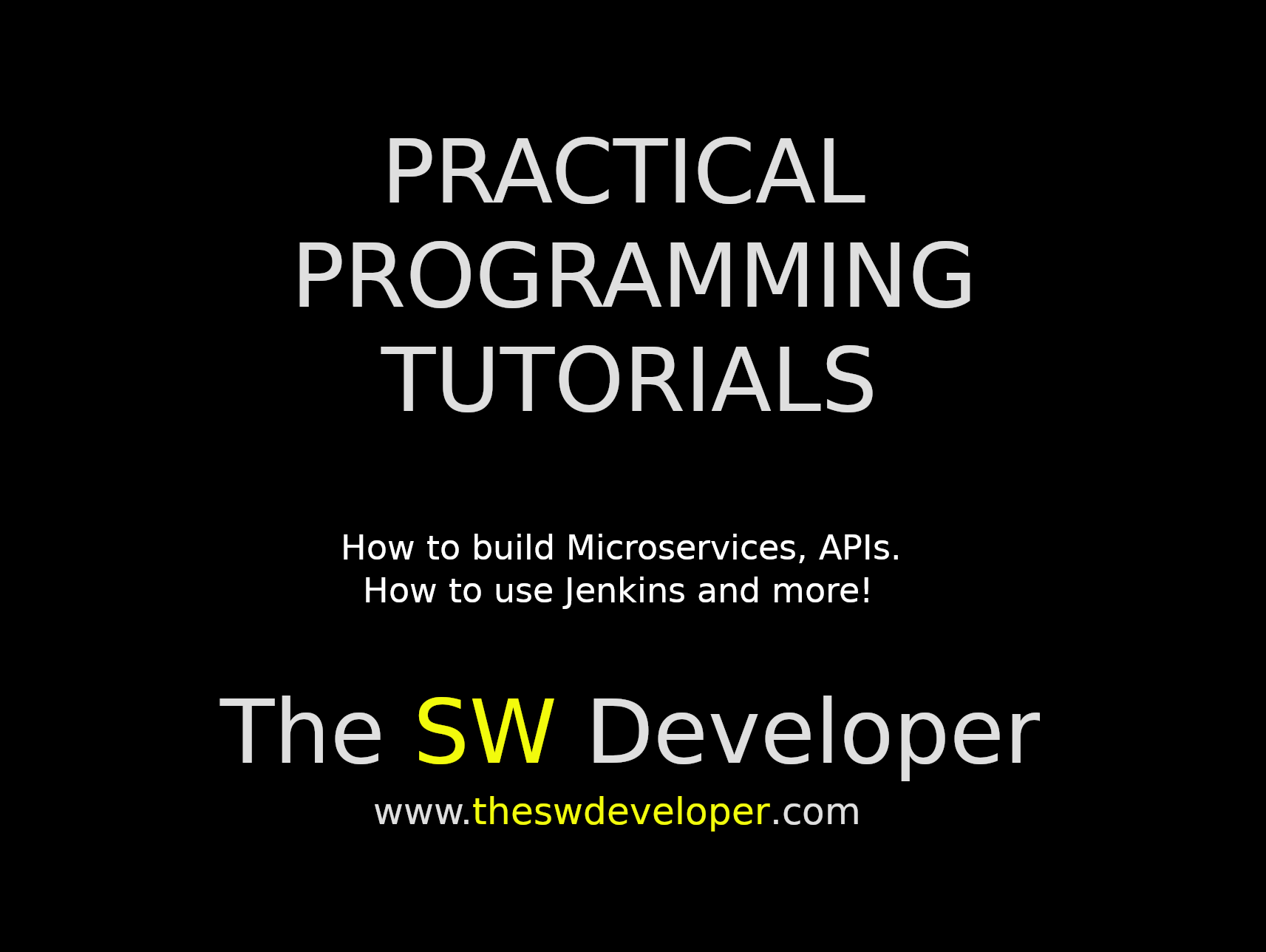 The SW Developer