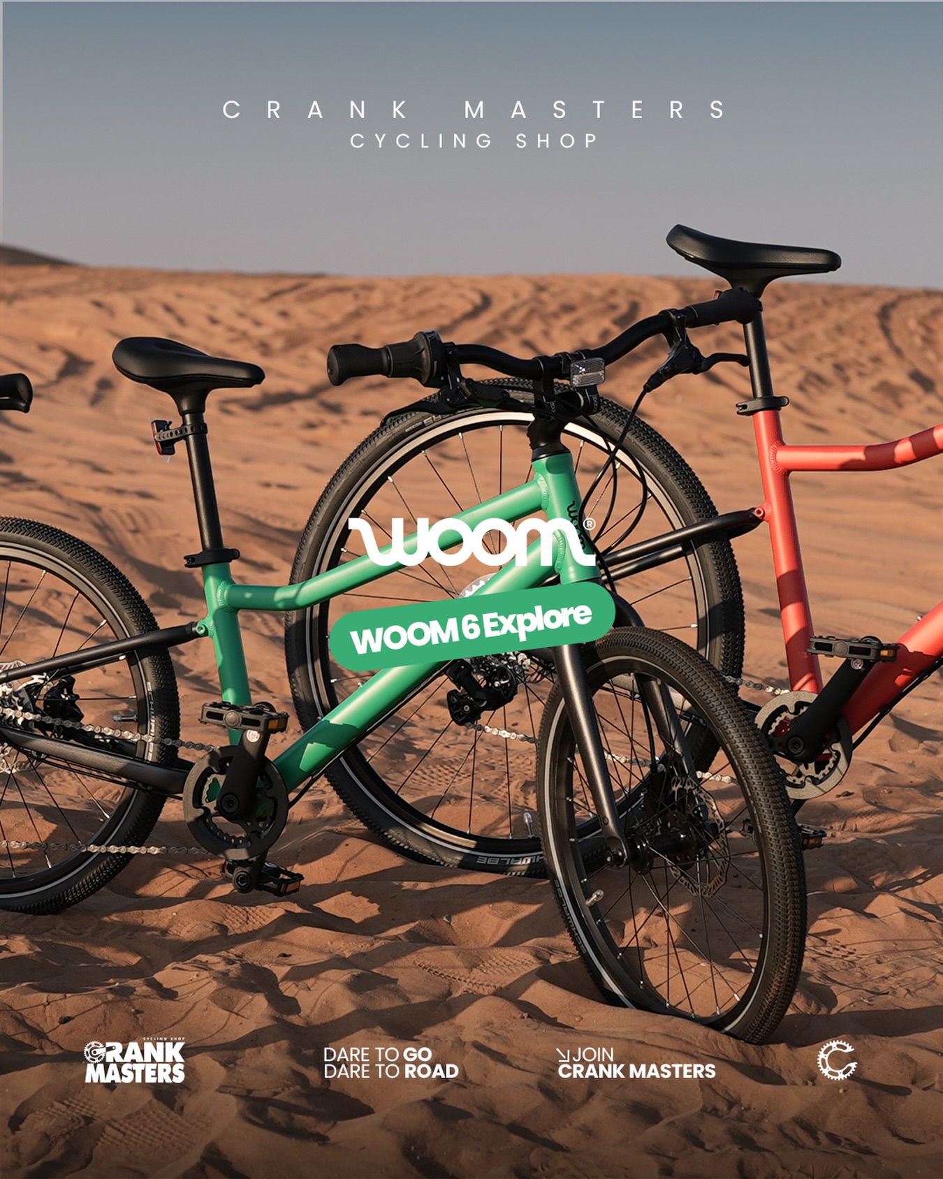 Crank - Built for bigger rides and bolder adventures. 🚲🌍 The WOOM 6 ...