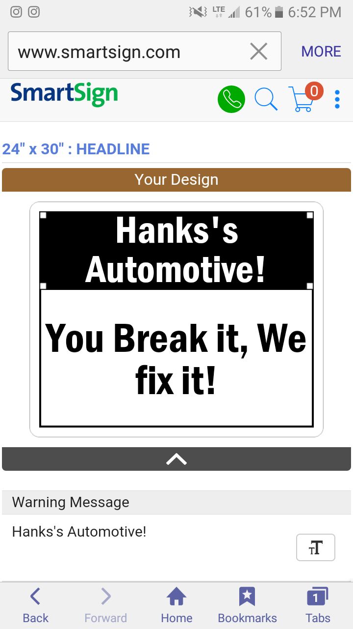 Hanks's Automotive.