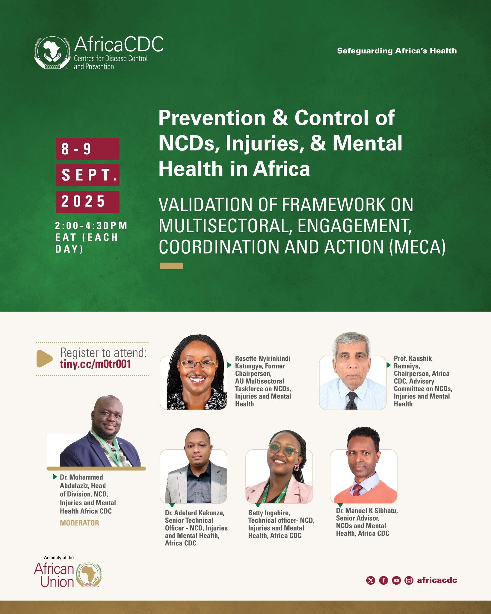 Africa CDC - In the lead up to #UNGA80, Africa CDC will... | Facebook