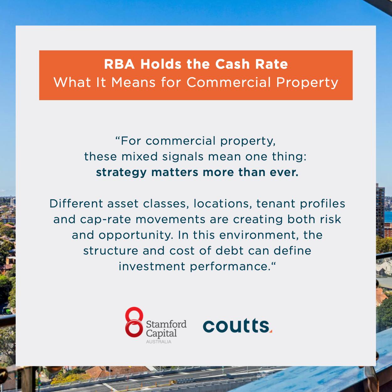 Coutts - RBA Holds the Cash Rate | What It Means for Commercial ...