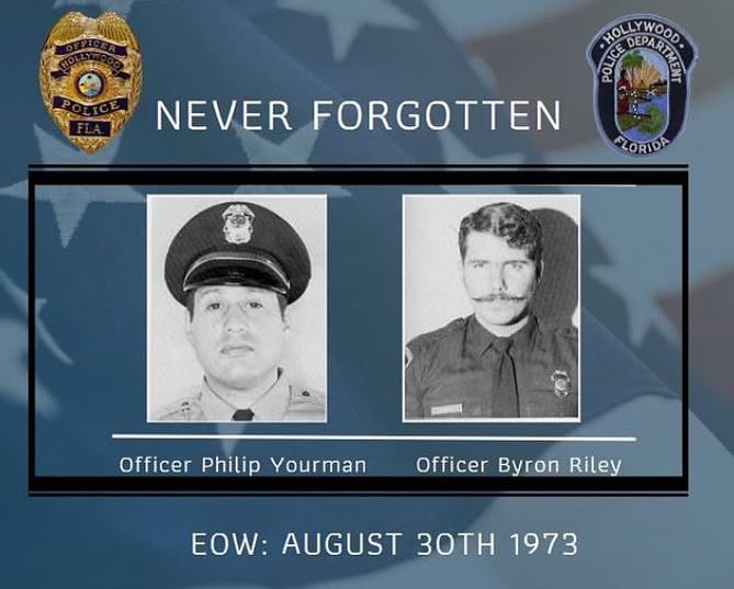 Hollywood - Today we remember Officer Byron W. Riley and Officer Philip ...