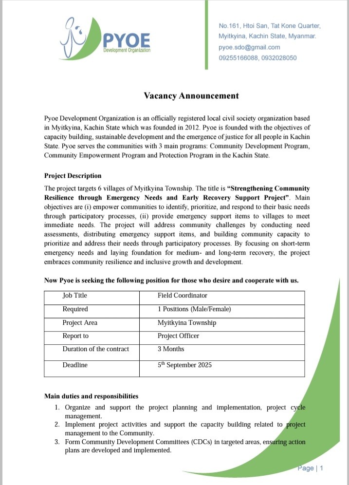 Pyoe Development Organization