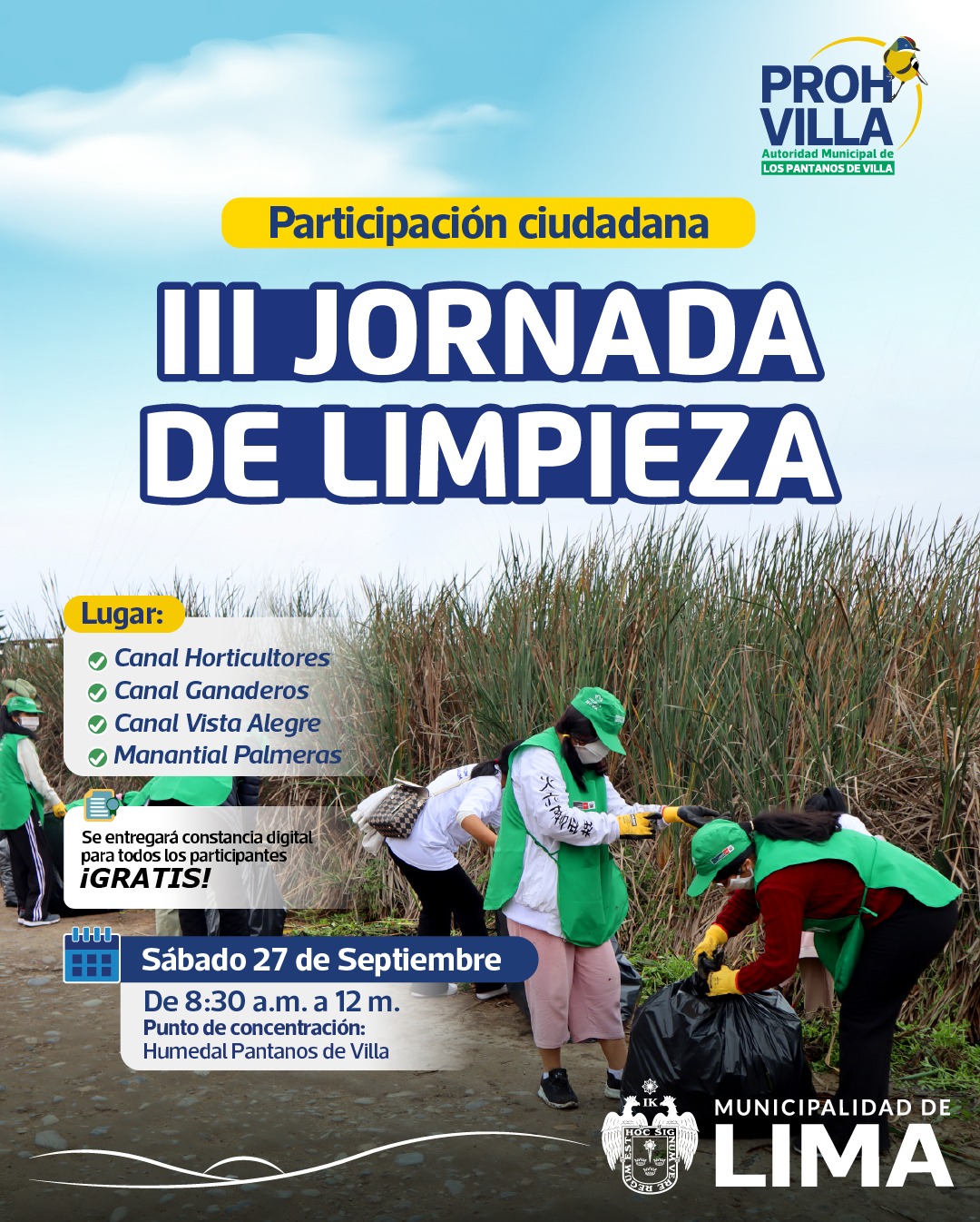 Pantanos - 💪🌎 ¡Se viene la III Jornada de Limpieza en los Humedales de ...