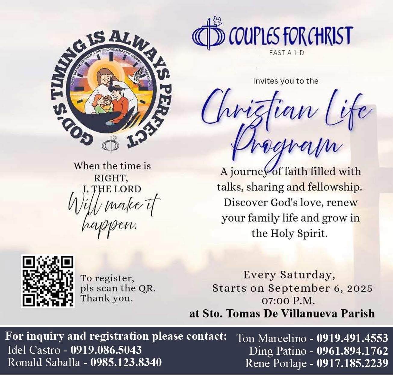 Sto. - All couples are invited to a Spritual Journey through Christian ...