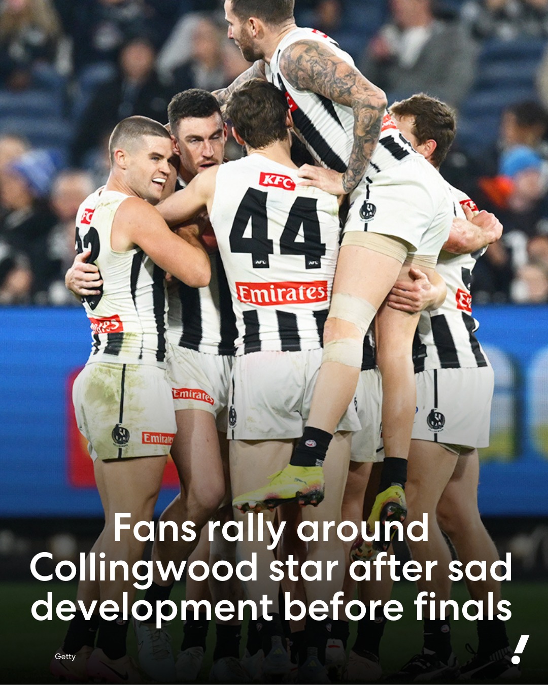 Yahoo - Collingwood Football Club fans are 'gutted' and 'feel sick' for ...