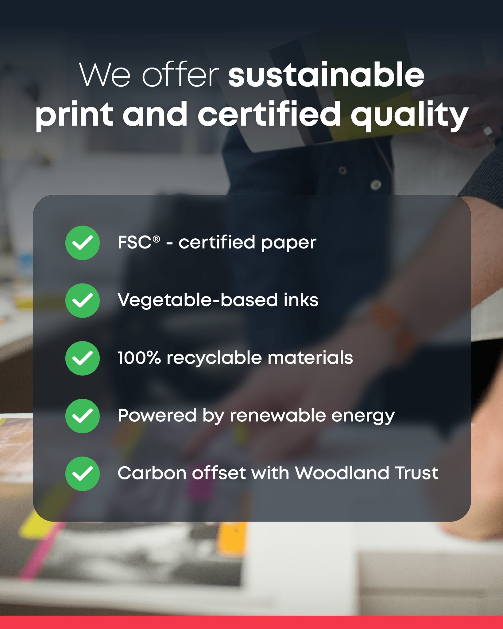 Jamprint - At Jamprint, we're proud to be FSC- certified and committed ...