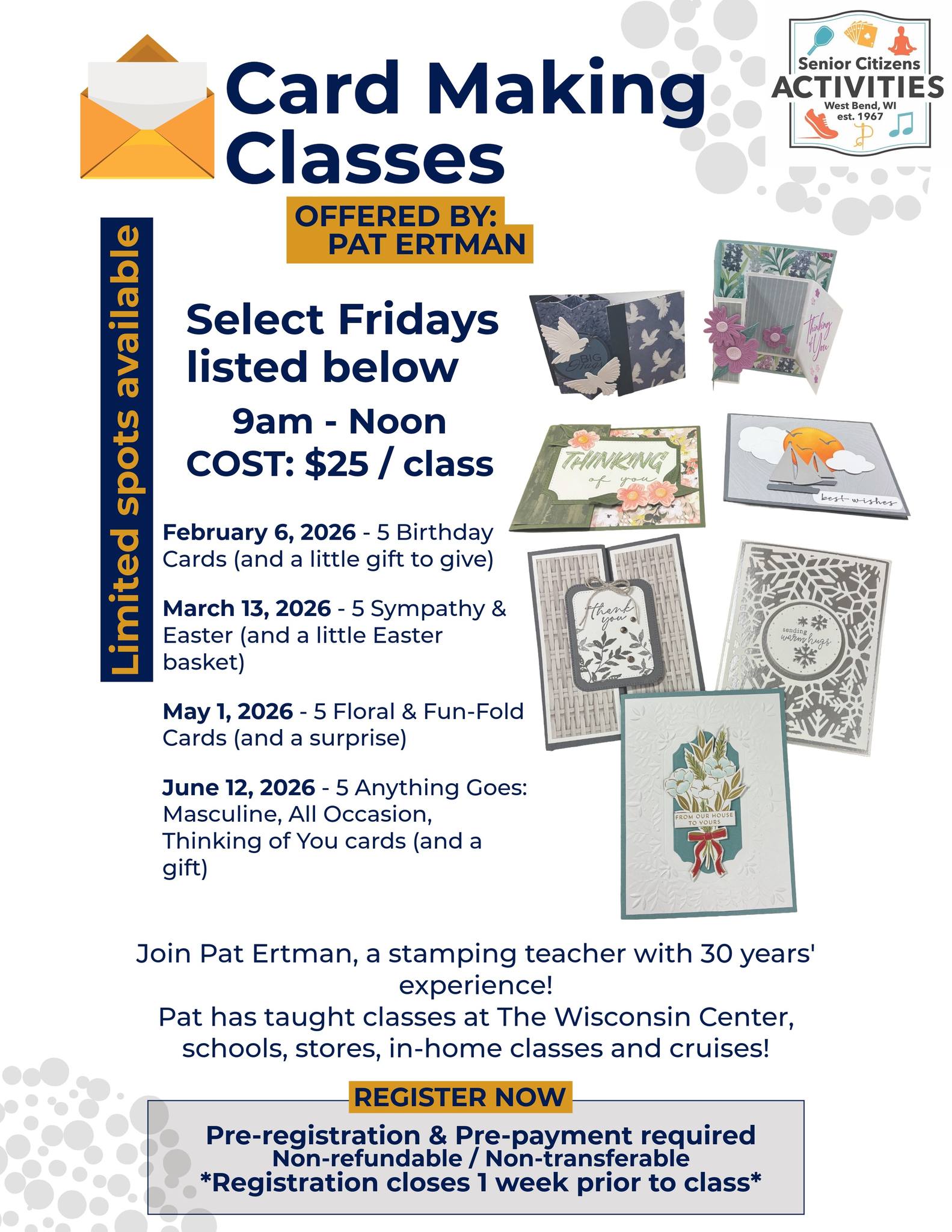 Card Making Classes