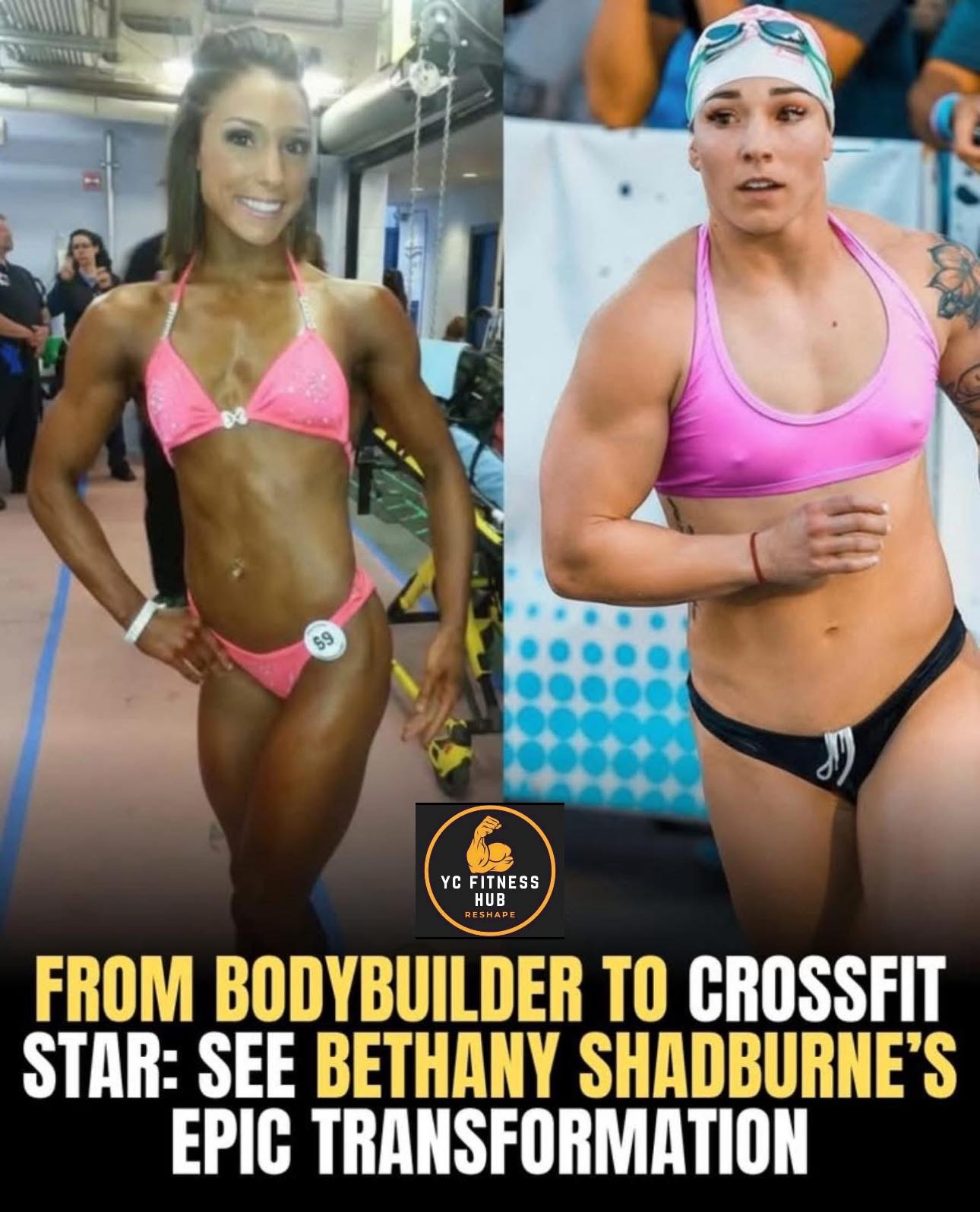 Bethany Shadburne went from gymnast and bodybuilder to top-tier 