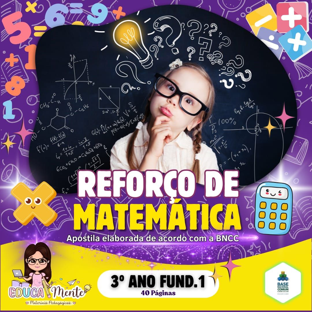 História - ⭐ *APOSTILA REFORÇO DE MATEMÁTICA 3° ANO* ⭐ Chegou a ...