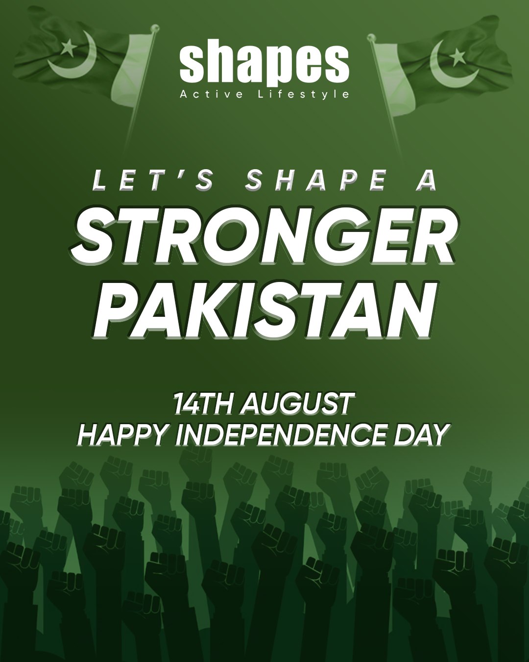 This 14th August, let’s shape a... - Shapes Active LifeStyle | Facebook