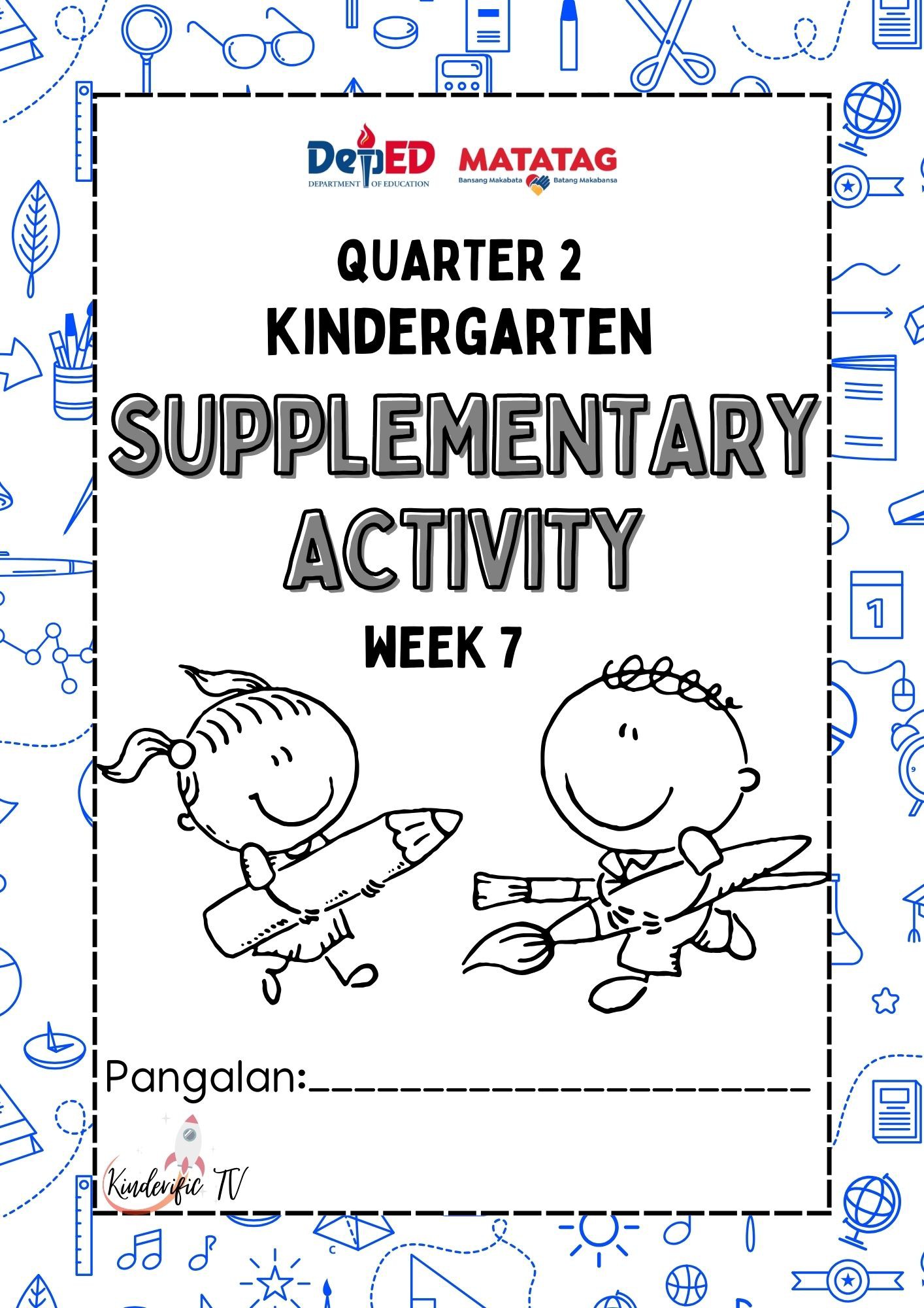 Kinderific TV - QUARTER 2 WEEK 7 SUPPLEMENTARY ACTIVITIES... | Facebook