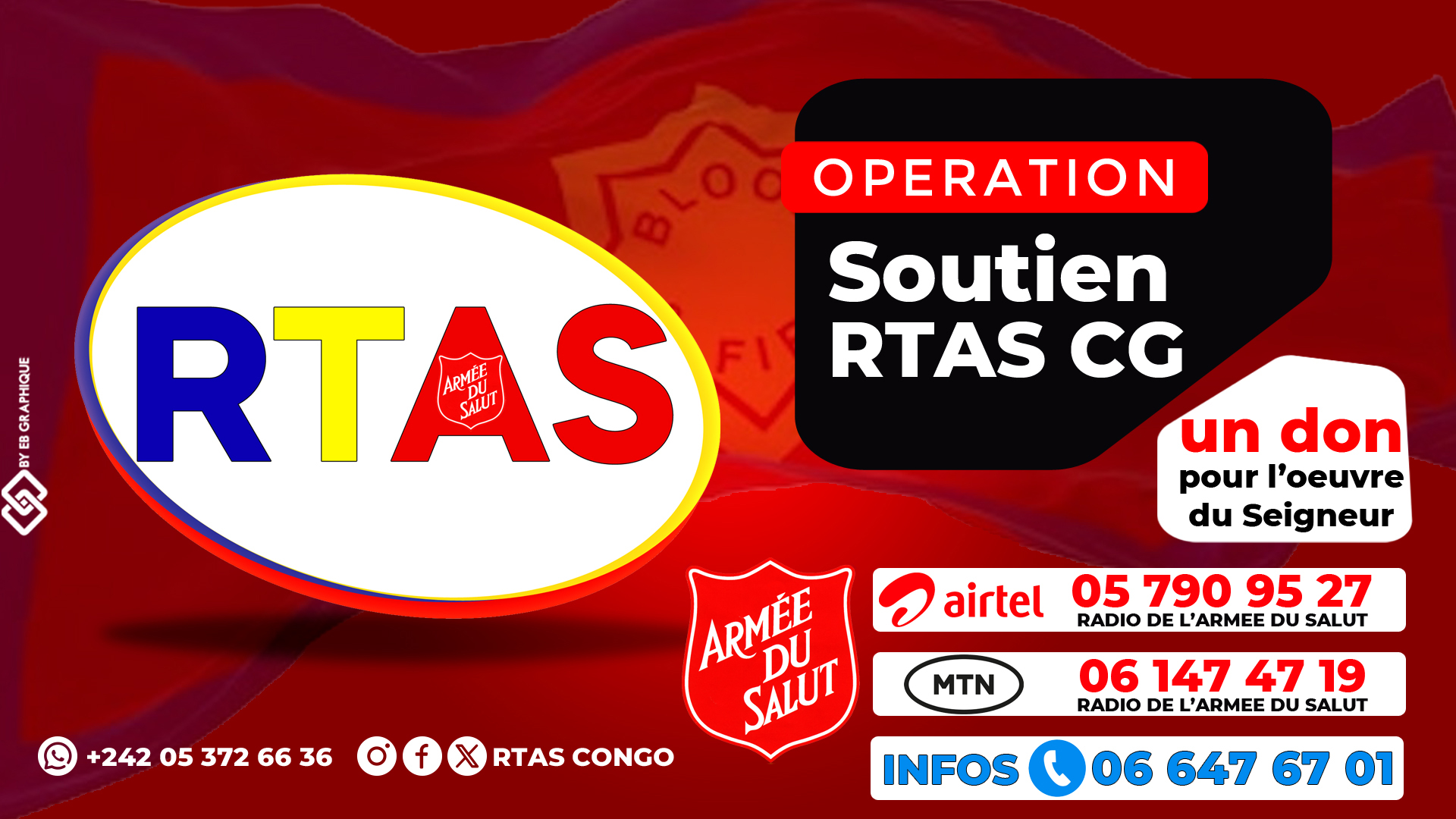 Rtas Congo - 💡 FAIRE UN DON À LA RTAS CONGO – OPÉRATION... | Facebook