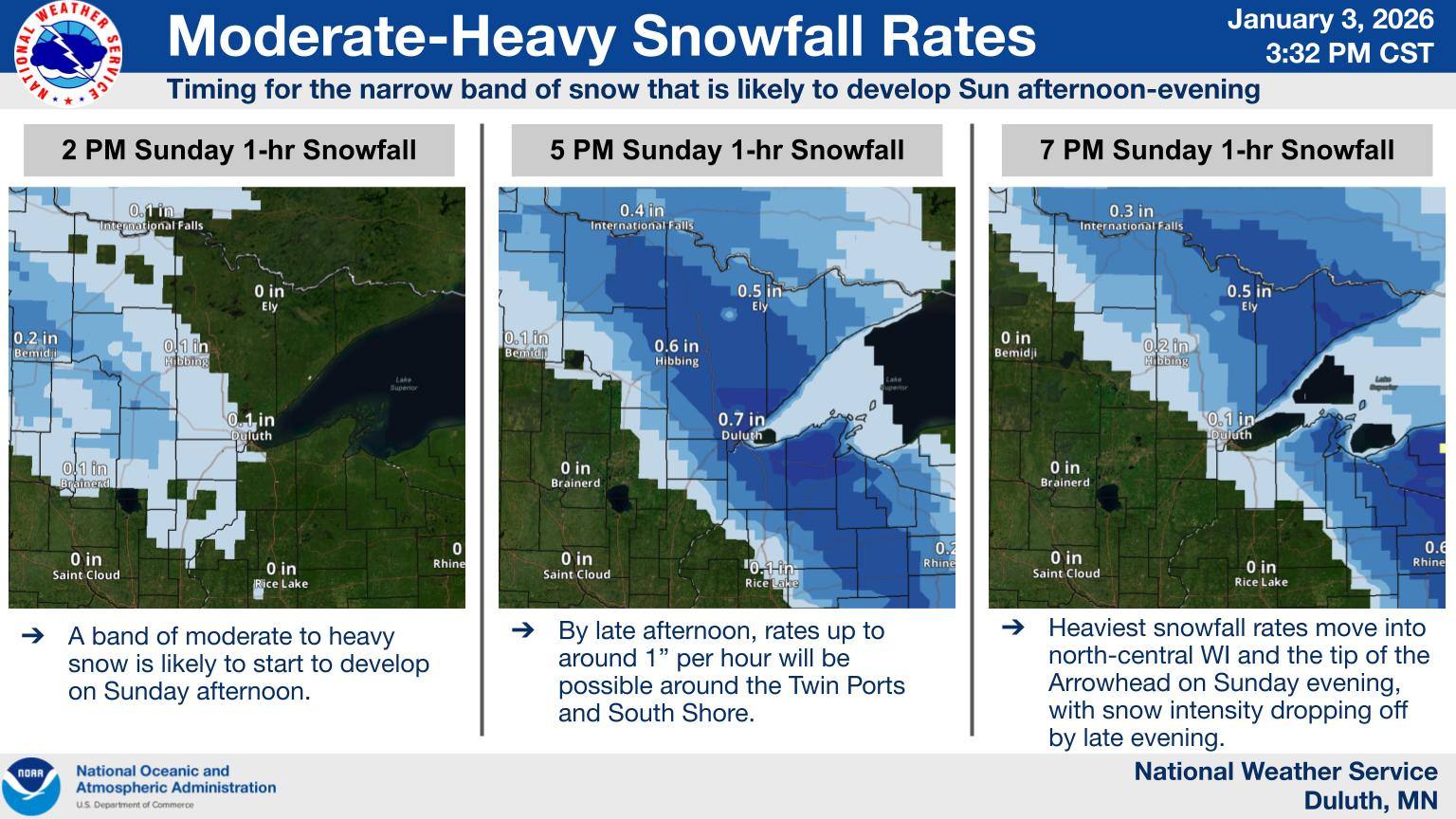 US - A narrow band of moderate to heavy snowfall is likely to develop ...